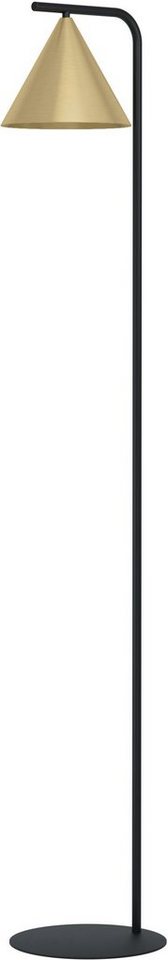 EGLO Stehlampe NARICES, Leuchtmittel wechselbar, ohne Leuchtmittel,  Stehleuchte in schwarz aus Stahl - exkl. E27 - 1X40W