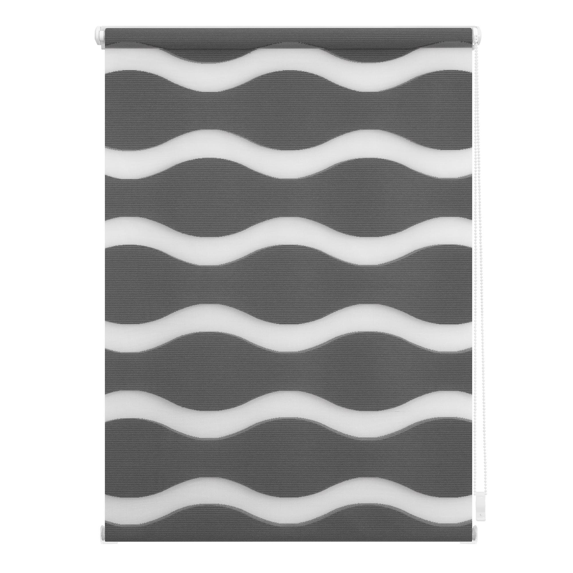 Doppelrollo Welle Klemmfix, ohne Bohren, LICHTBLICK ORIGINAL, halbtransparent, mit Bohren/ohne Bohren, freihängend, Klemm- oder Schraubmontage, Lichtdurchlässig und blickdicht, Klemmbar, unkomplizierte Montage