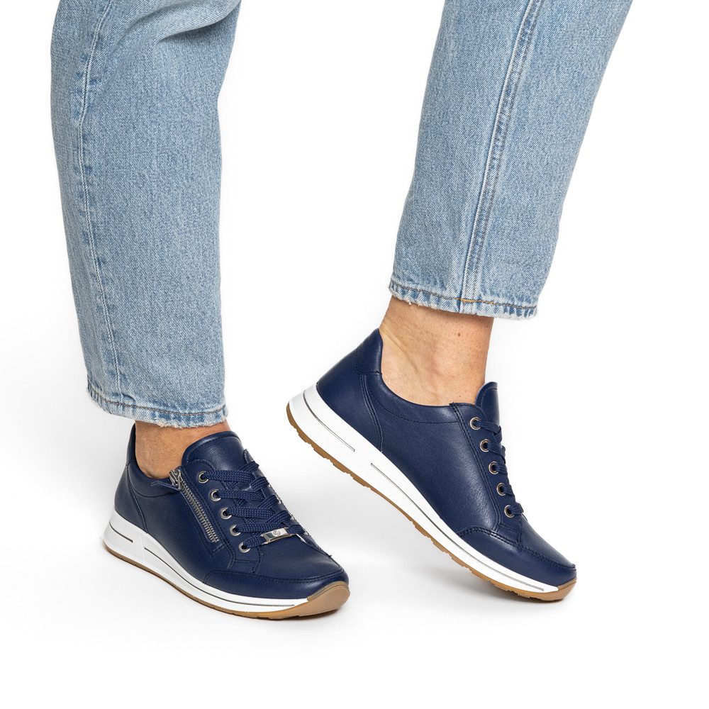 Ara OSAKA Keilsneaker Freizeitschuh, Halbschuh, Schnürer in Komfortweite H (sehr weit)