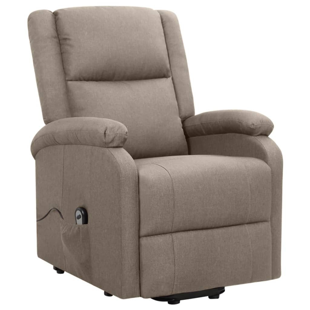 vidaXL Sessel Aufstehsessel Taupe Stoff (1-St) günstig online kaufen