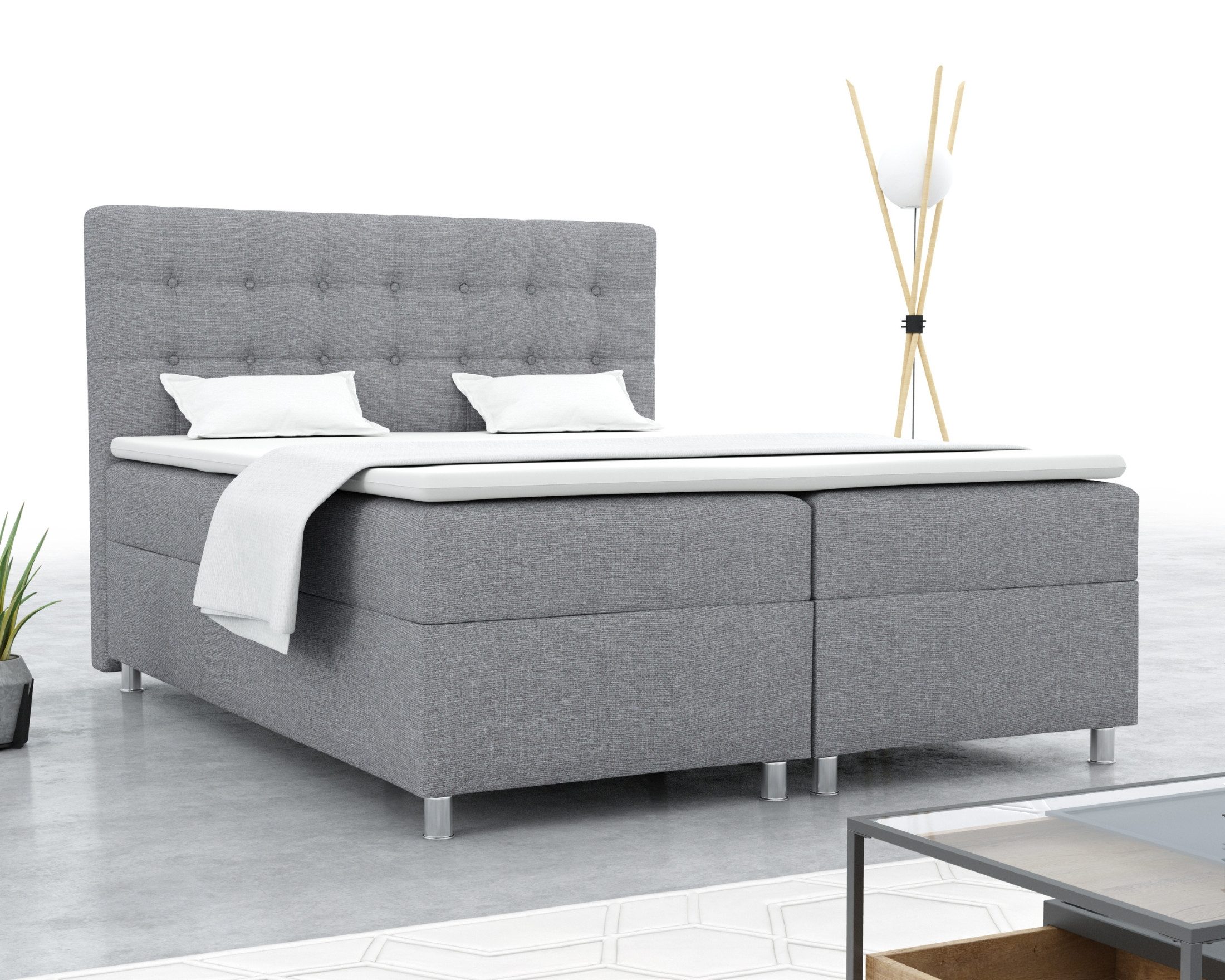 Deine Möbel 24 Boxspringbett BRILL Komplettbett günstig online kaufen