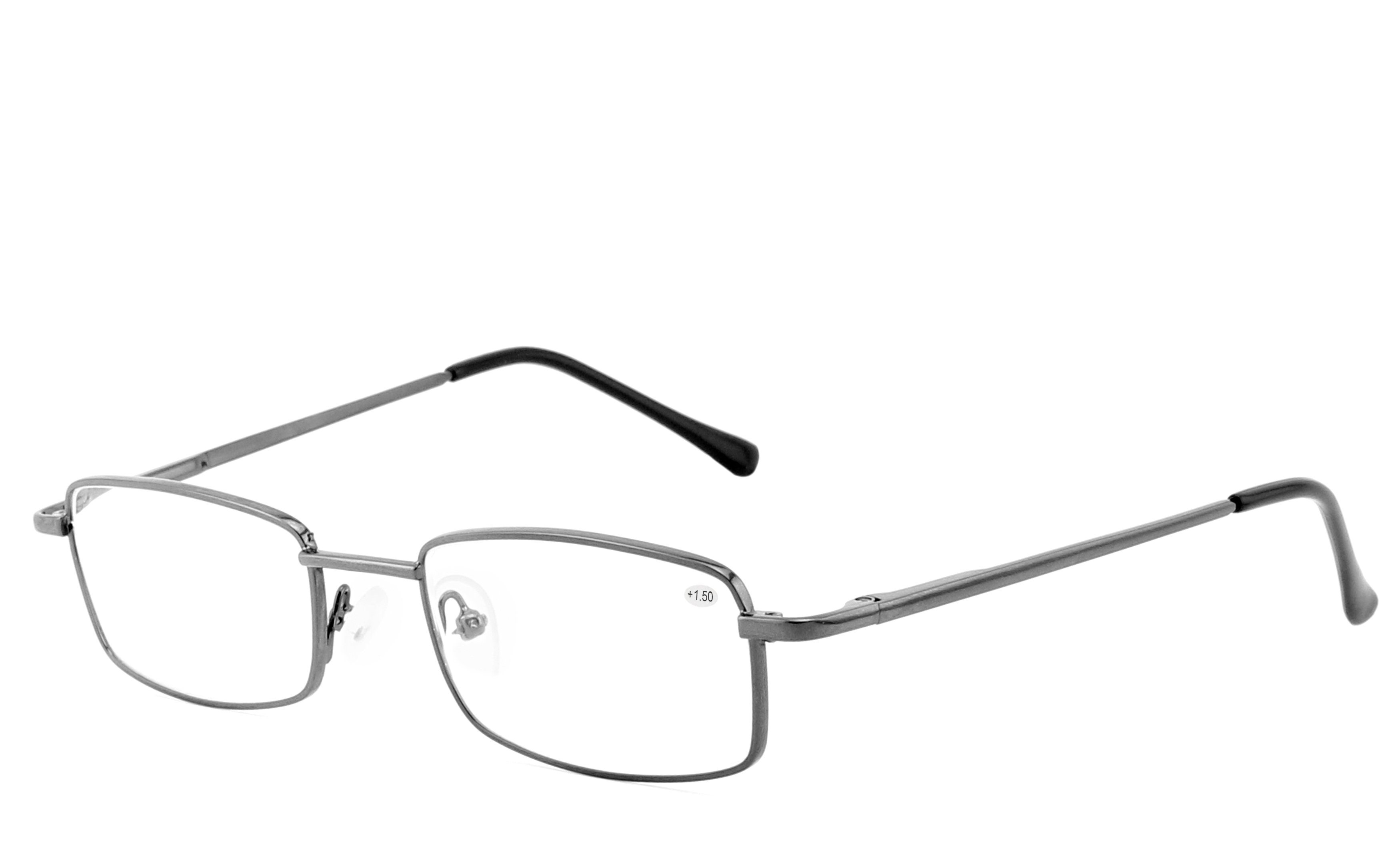 EYESTUFF Lesebrille Lesebrille 005 anthrazit, Brillenbügel mit hochwertigen Flex-Scharnieren | Brillen