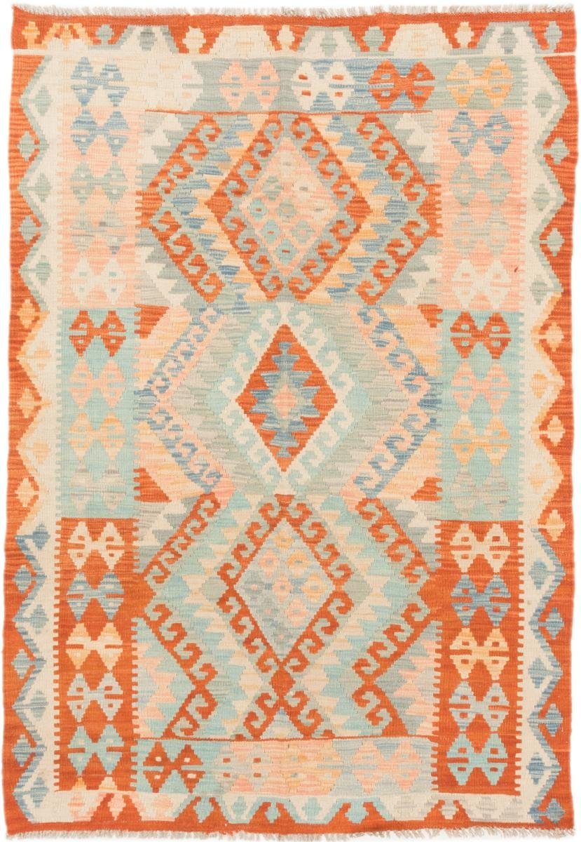 Orientteppich Kelim Afghan 122x177 Handgewebter Orientteppich, Nain Trading, rechteckig, Höhe: 3 mm