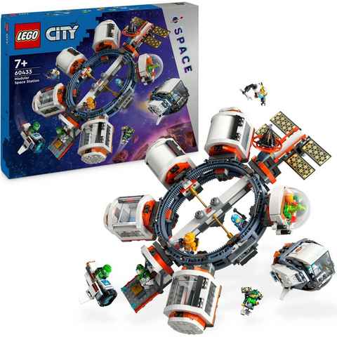 LEGO® Konstruktionsspielsteine Modulare Raumstation (60433), LEGO City, (1097 St), Made in Europe
