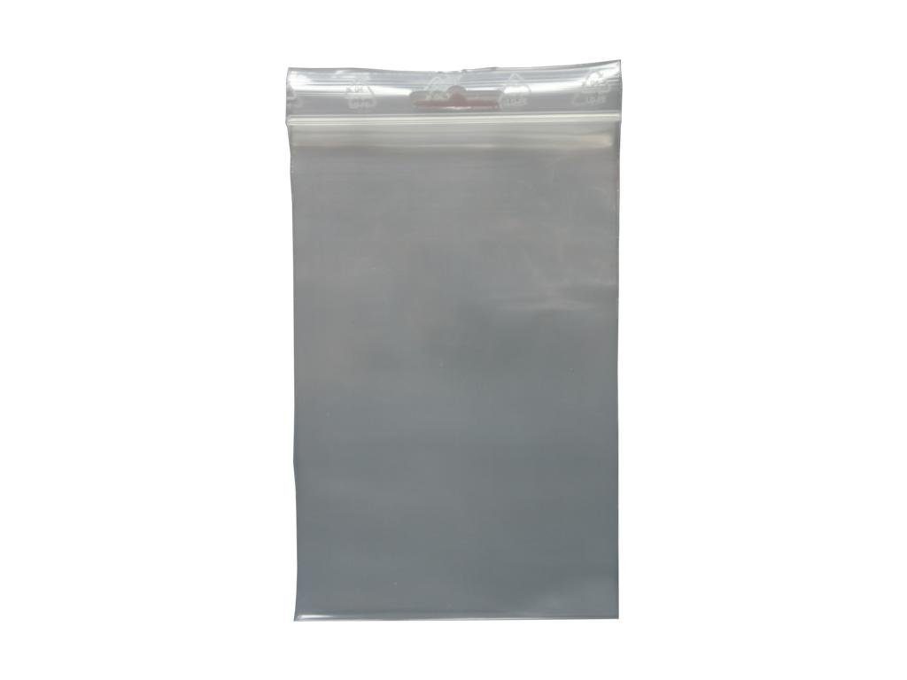 Helbing GmbH Packing Systems Folienbeutel 100 Druckverschlussbeutel 80 X 120 mit Eurolochung / extra starke 90my