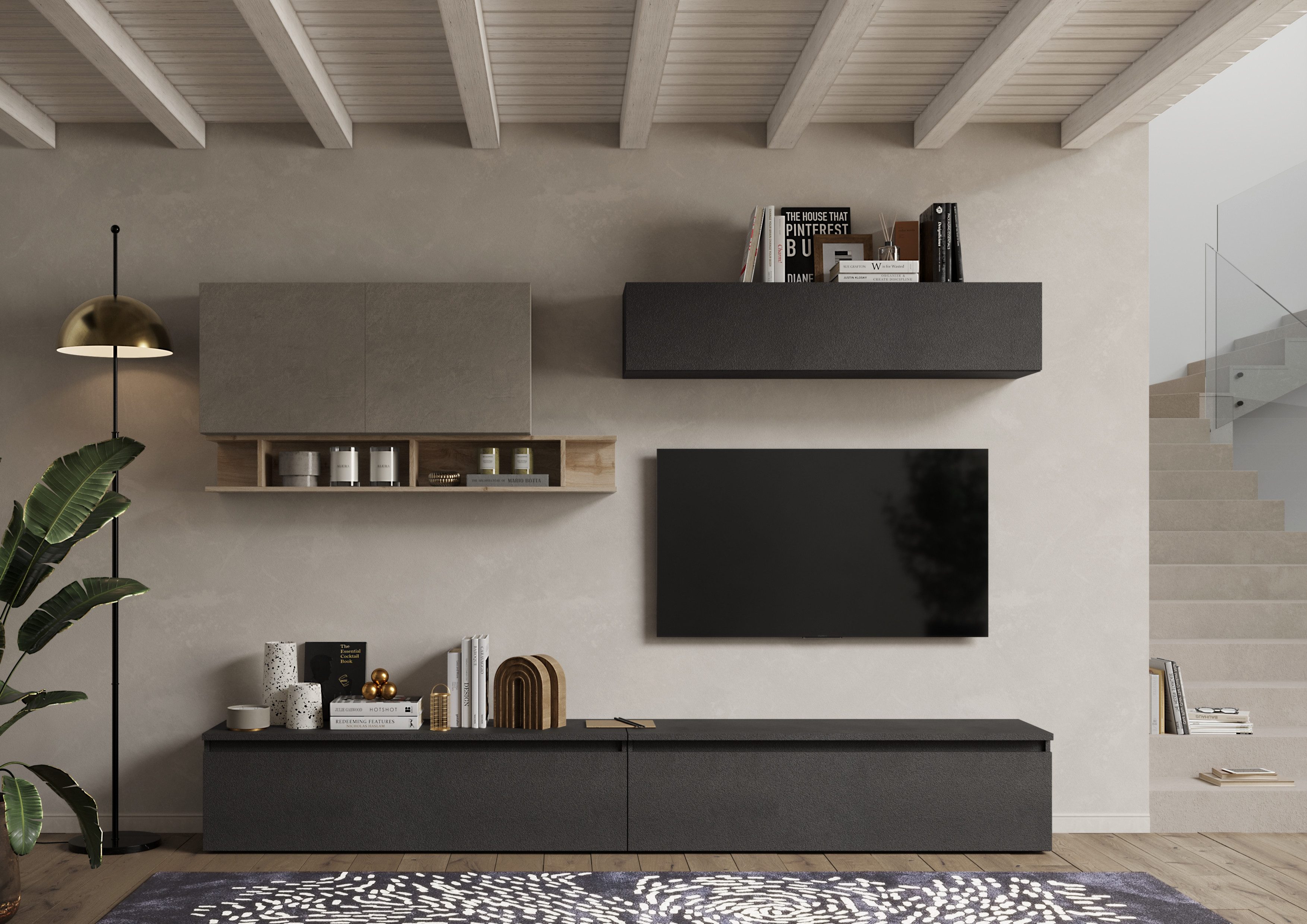 INOSIGN Wohnwand INFINITY, 6tlg. Breite 276 günstig online kaufen