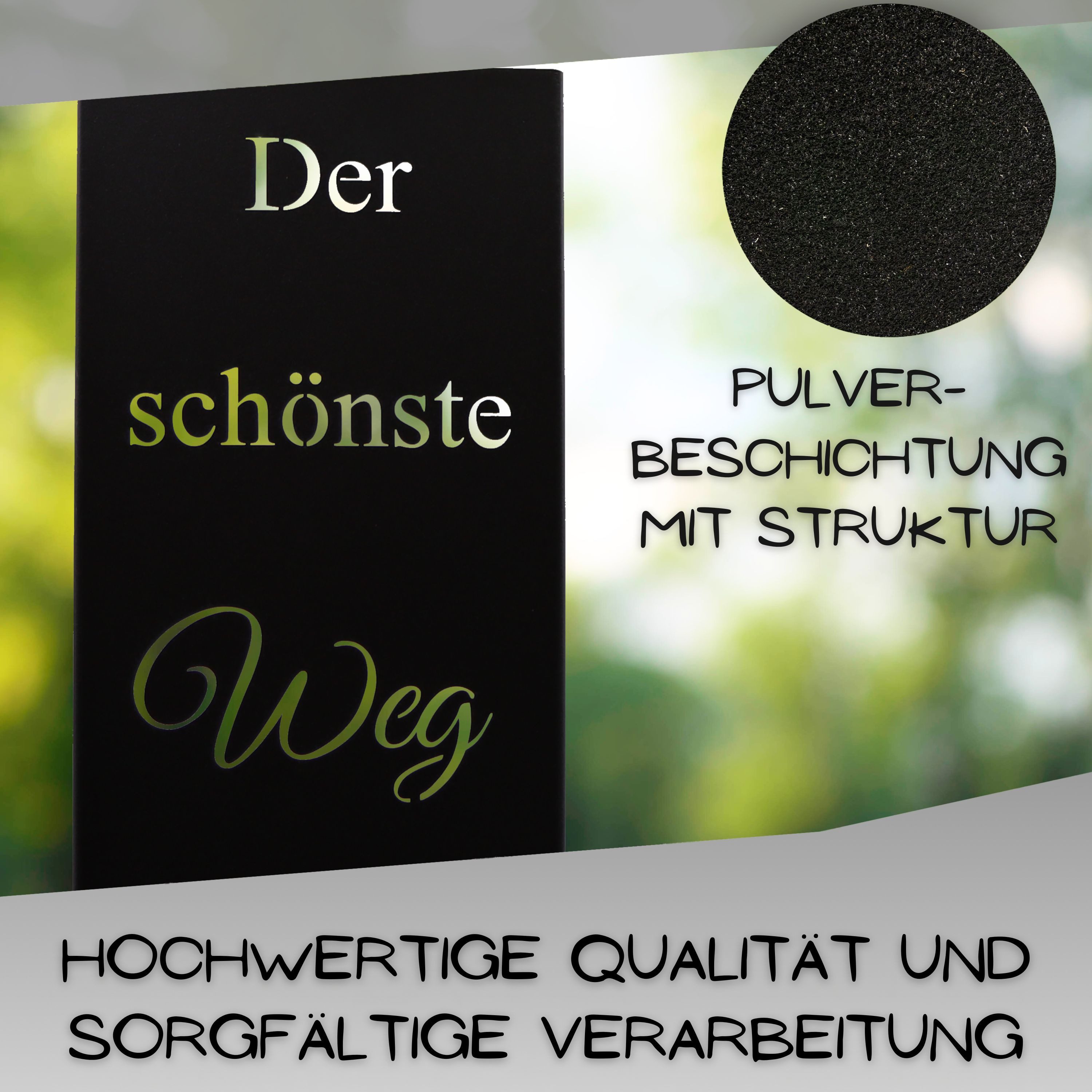Rostikal Metallschild Gartenschild Hochzeit Edelrost 55 cm – Bodenplatte/Stecker, (1 St), Spruchtafel mit Herzmotiv – wetterfest & pflegefrei, ideal für Eingang