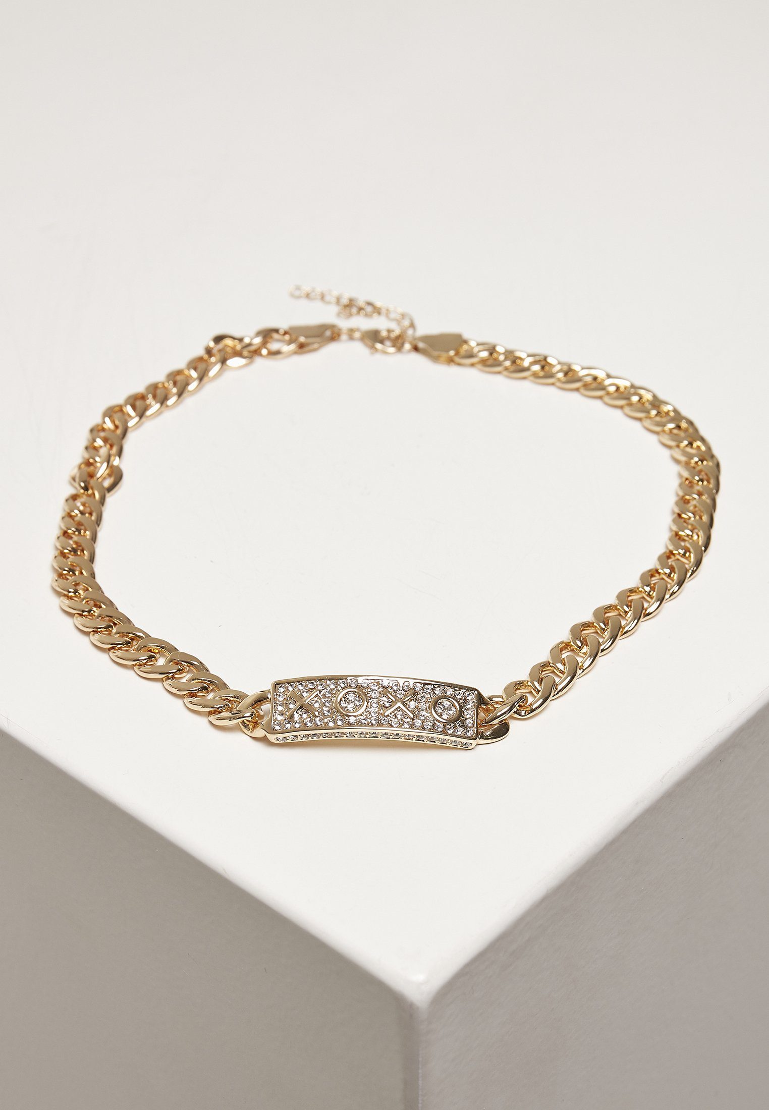 URBAN CLASSICS Edelstahlkette Accessoires XOXO Necklace | Armbänder