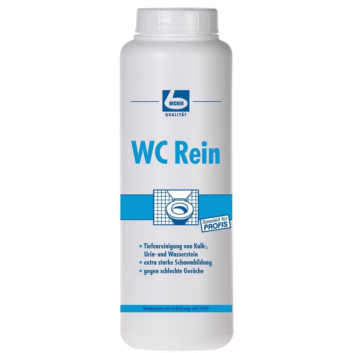 Dr. Becher Dr. Becher WC Rein 1kg reinigung von Kalk-, Urin- und Wasserstein (1er WC-Reiniger