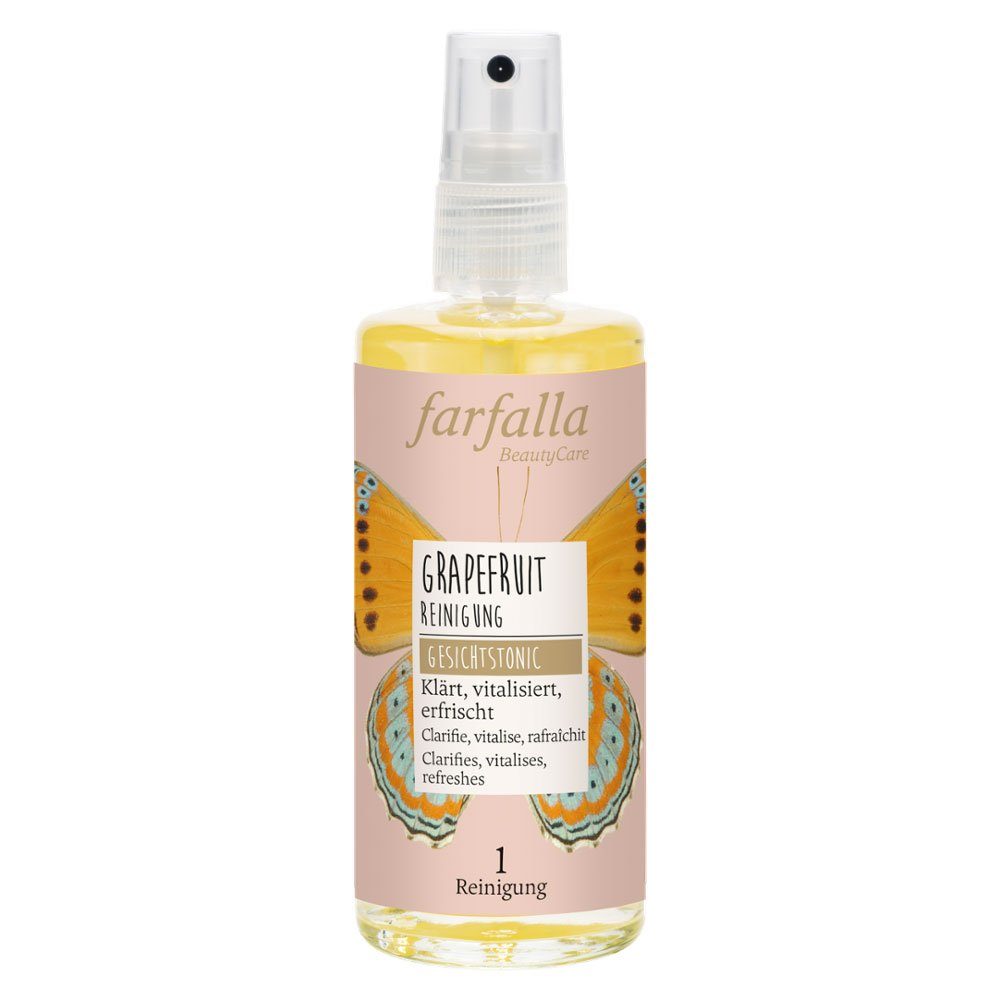 Farfalla Essentials AG Gesichtspflege Grapefruit Reinigung Gesichtstonic, 100 ml