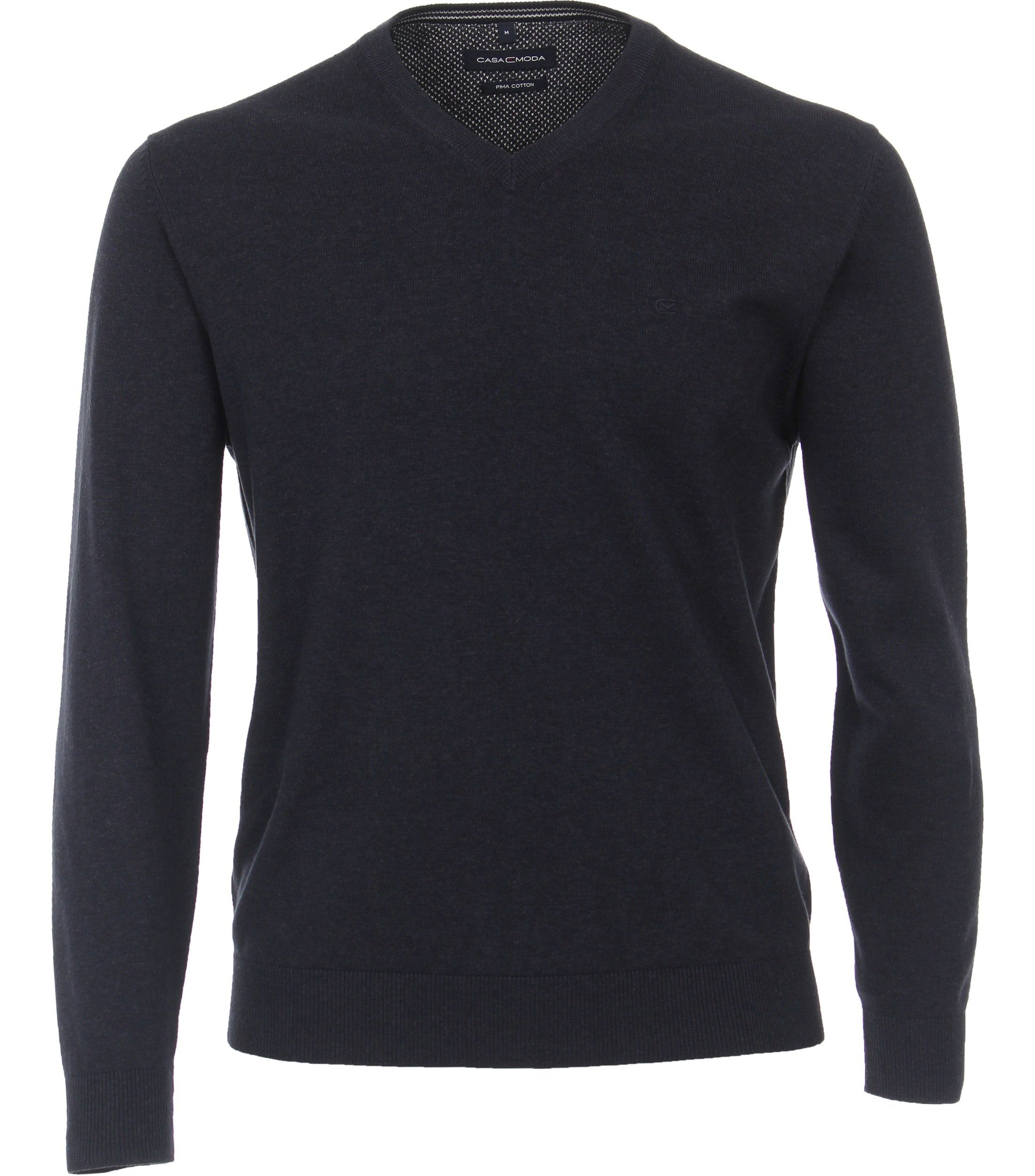 CASAMODA V-Ausschnitt-Pullover 004430 Pima-Baumwolle günstig online kaufen