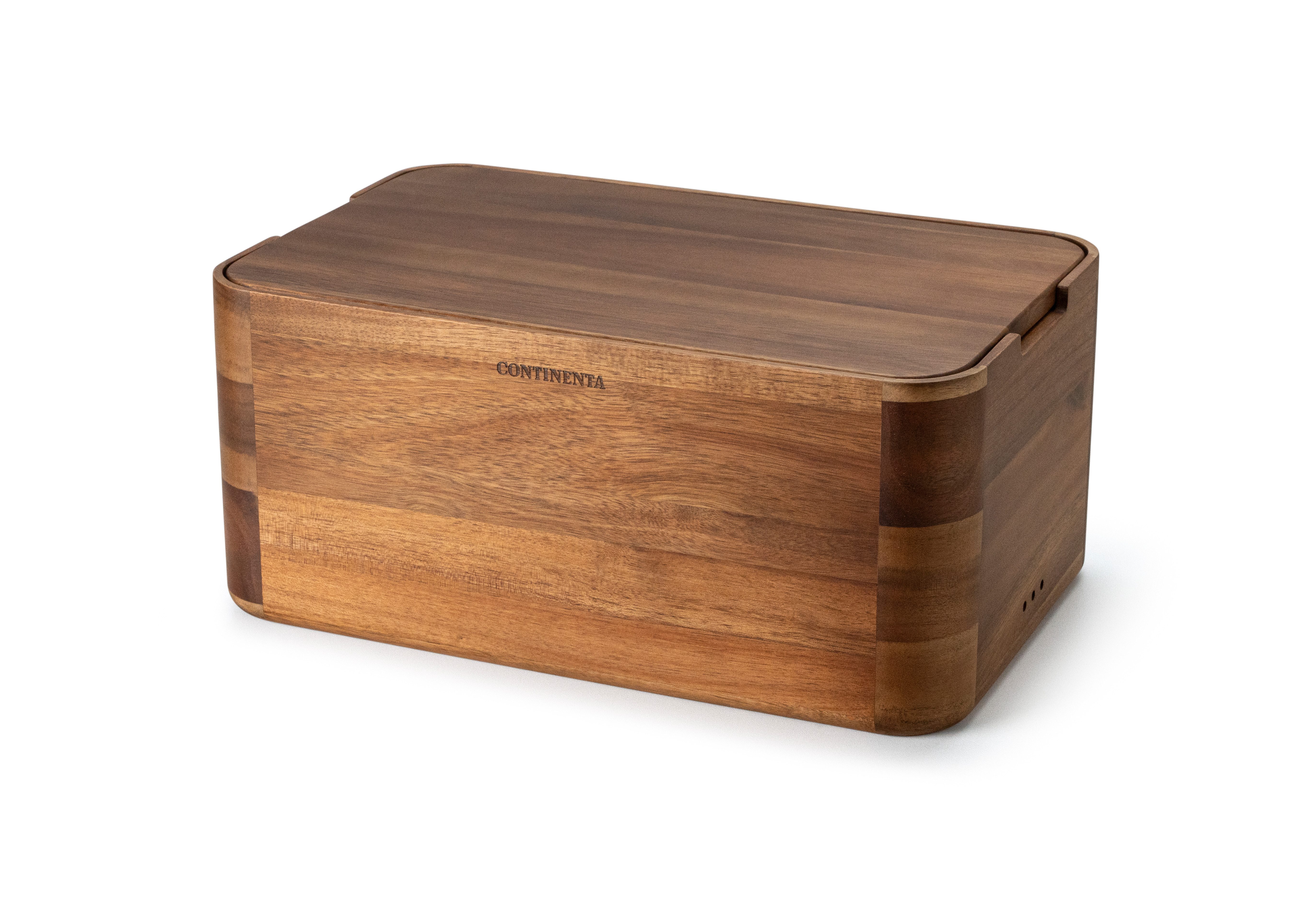 Continenta Brotkasten Brotbox aus Akazienholz, Akazienholz, (1-tlg)
