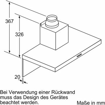 BOSCH Wandhaube DWB66DM50