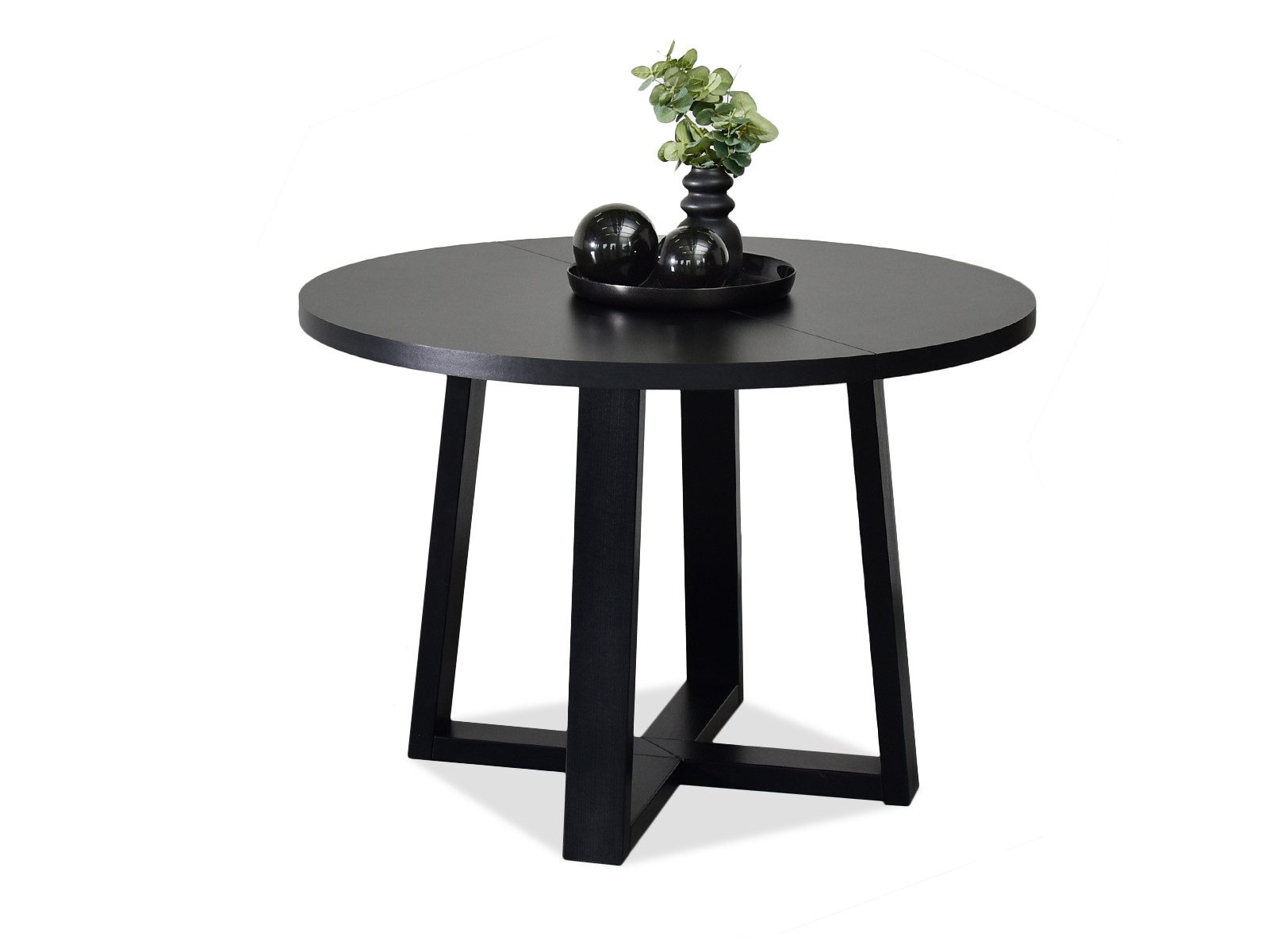Compleo Esstisch Rund, Loft Design, 100-180 günstig online kaufen