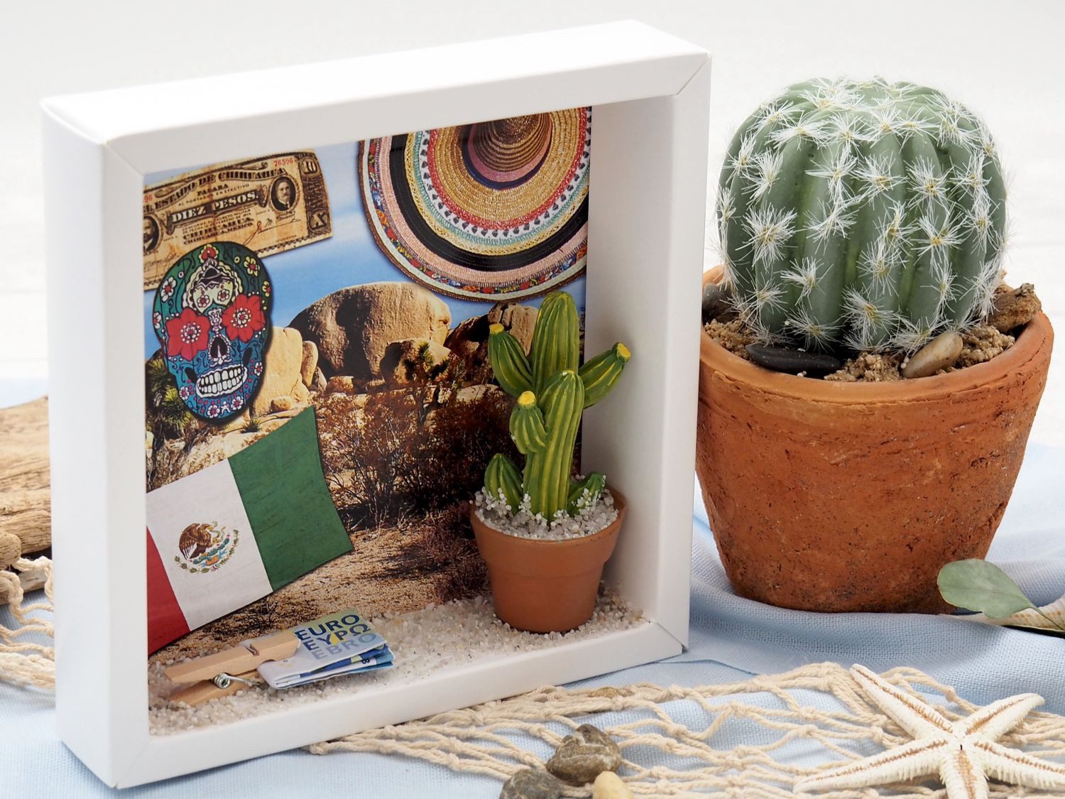 ZauberDeko Geschenkbox Geldgeschenk Verpackung Mexiko Urlaub Reise Fernreise Kaktus – Bild 5 von 5