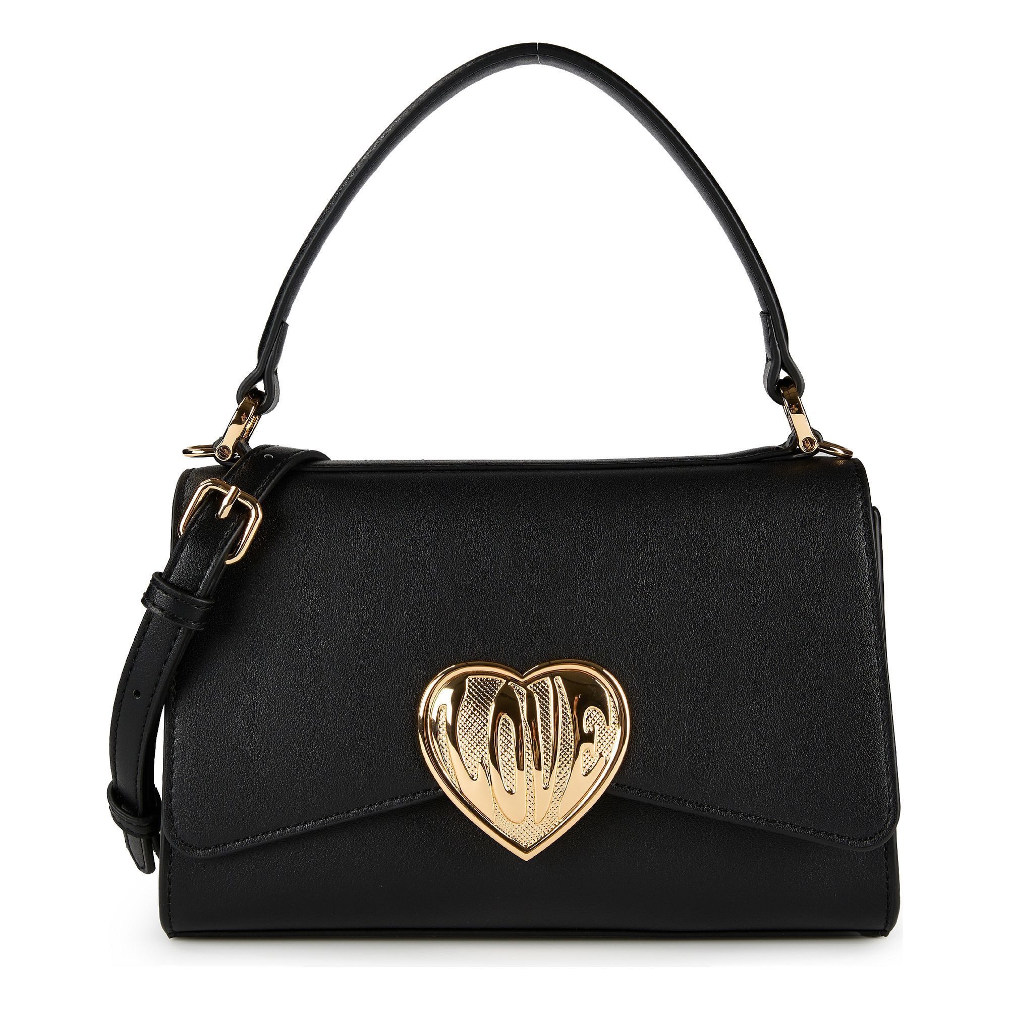 LOVE MOSCHINO Schultertasche Victory Heart, Leder