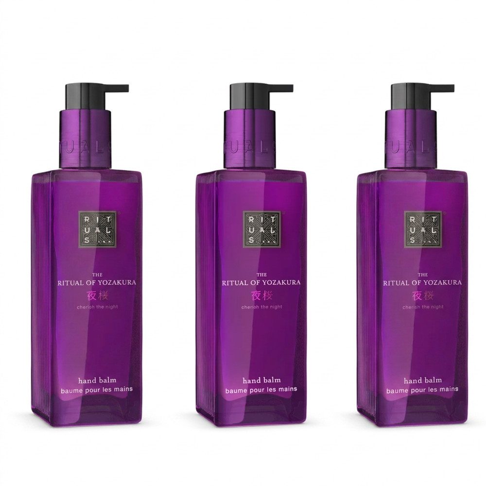 Rituals Handbalsam Rituals The Ritual Of Yozakura Hand Balm 3er Set, 1-tlg., Vorteilspack mit drei pflegenden Handbalsamen