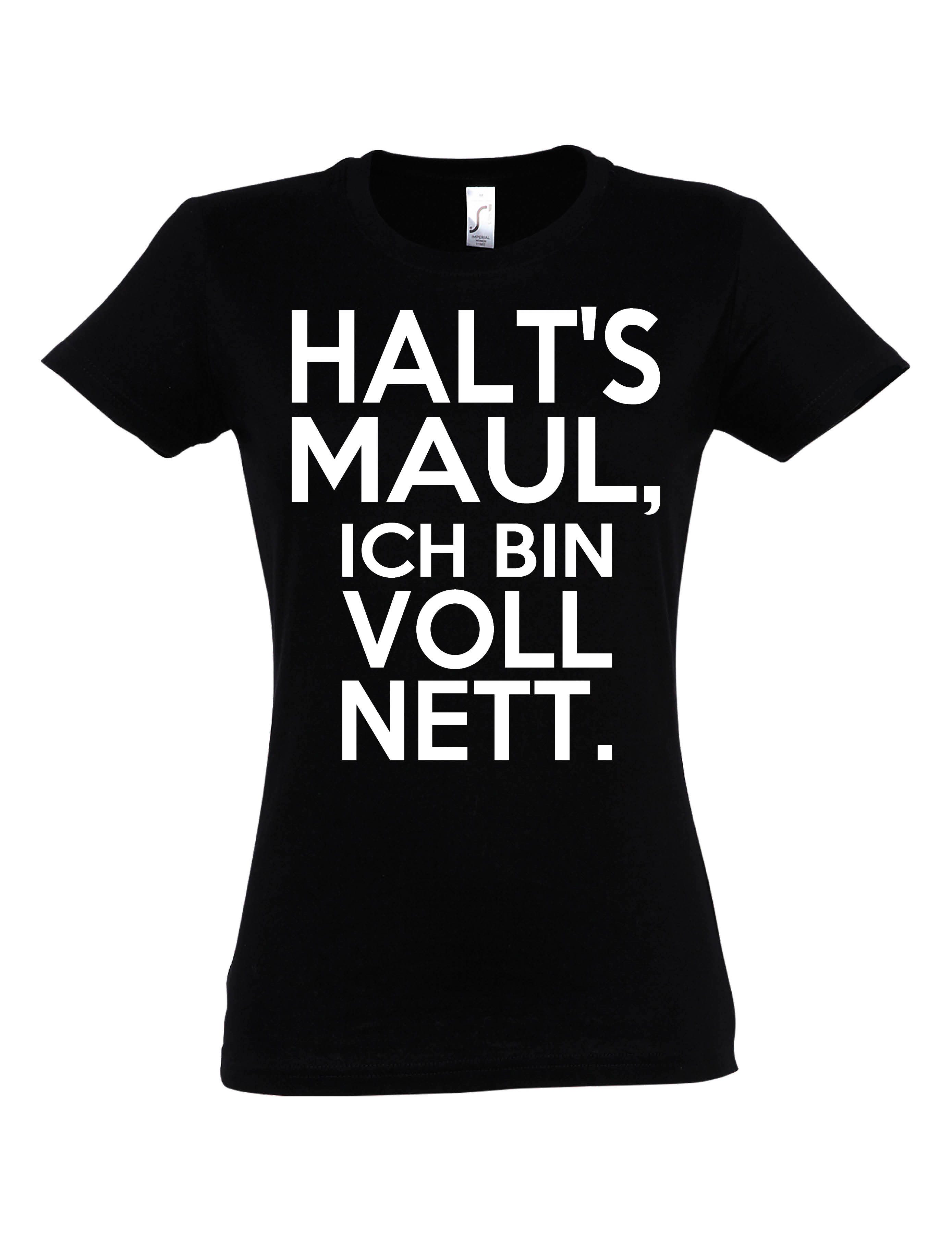 Youth Designz Print-Shirt Damen T-Shirt "Halts günstig online kaufen
