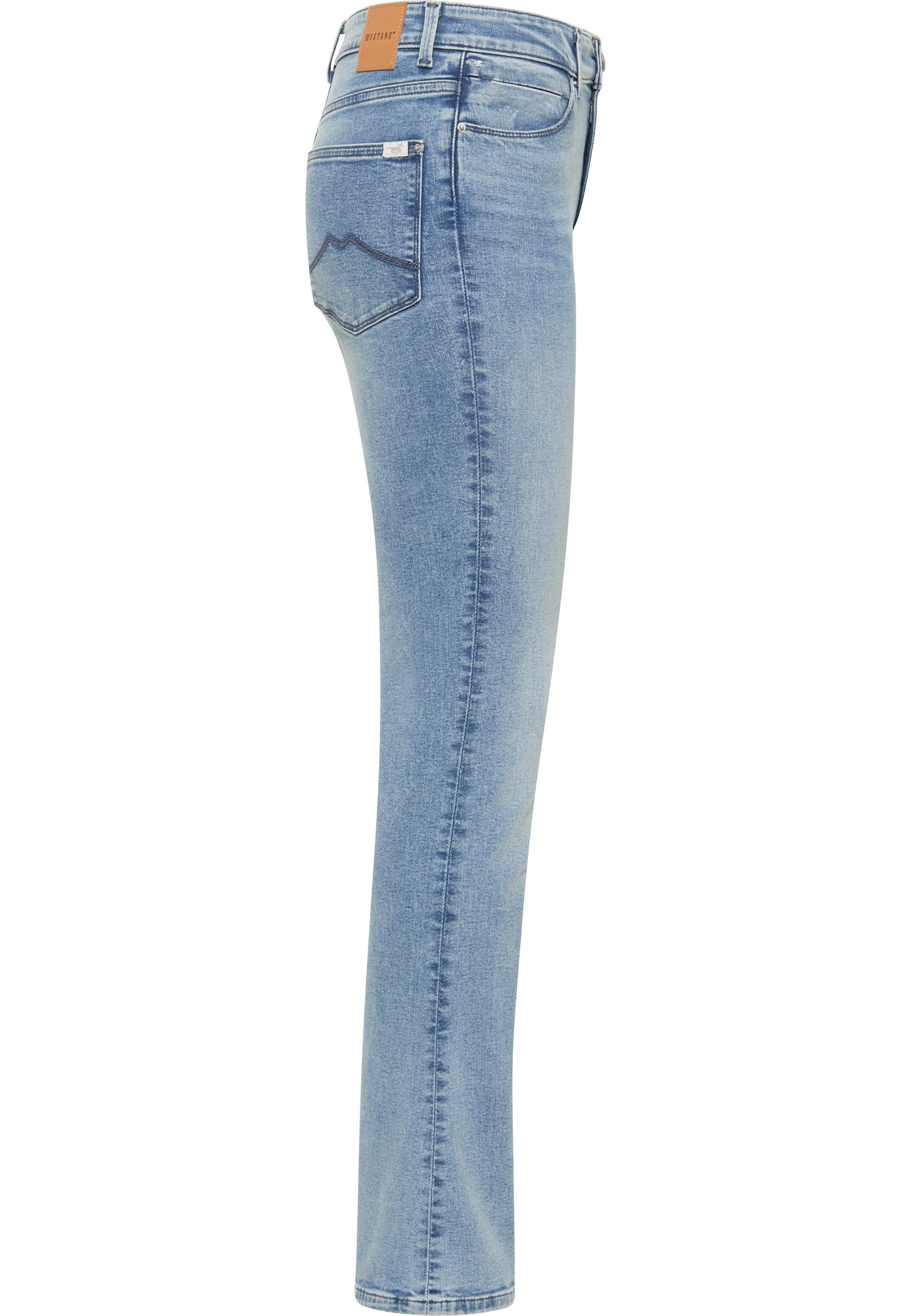 MUSTANG Skinny-fit-Jeans Flared Style Georgia Skinny hellblau-5000203
