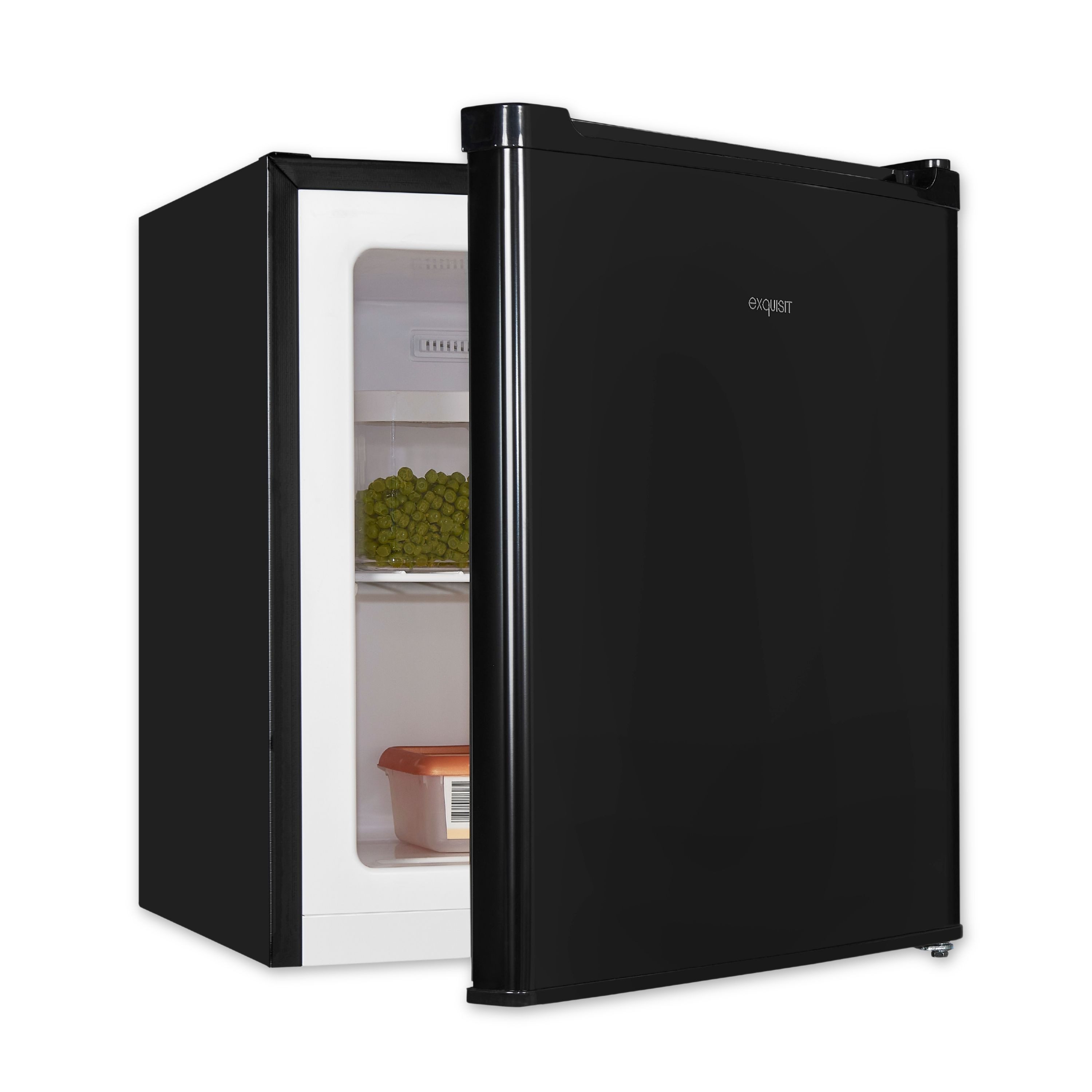 exquisit Gefrierschrank GB05-040E, Mini-Gefrierschrank, kompakt und platzsparend, 4-Sterne Gefrieren