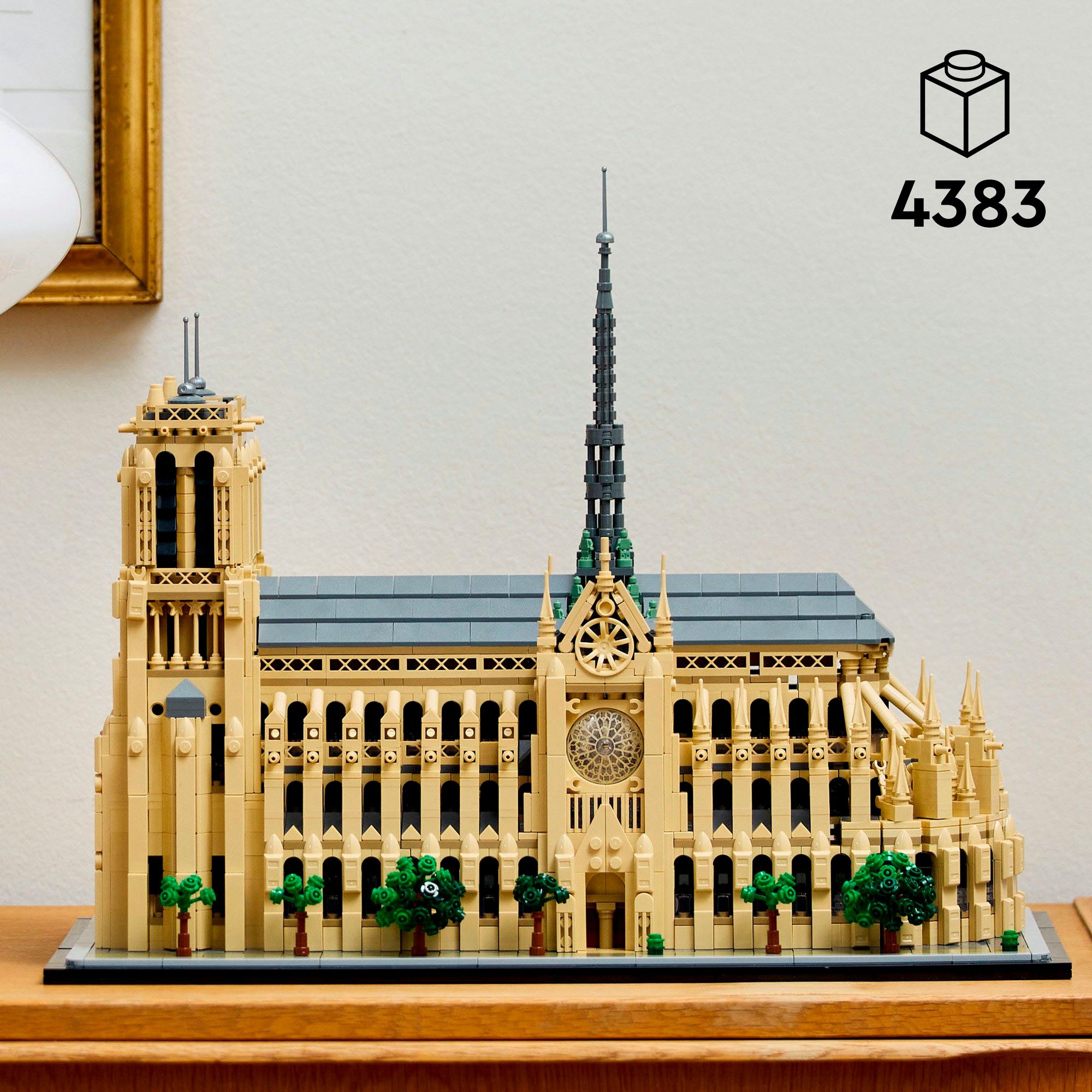 LEGO® Notre-Dame de Paris (21061), LEGO Architecture Konstruktionsspielsteine, (4383 St), Made in Europe