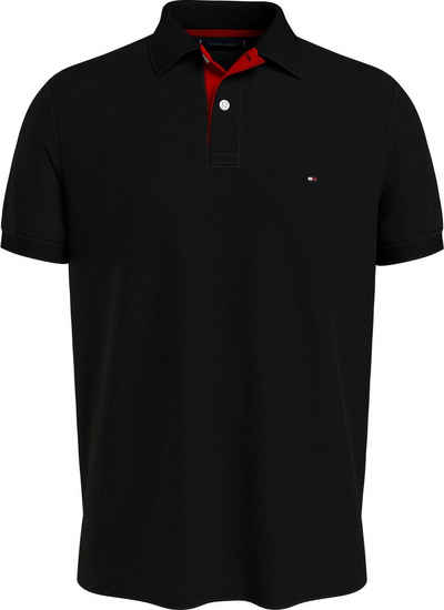 Tommy Hilfiger Poloshirt »CONTRAST PLACKET REG POLO« mit kontrastfarben hinterlegter Knopfleiste