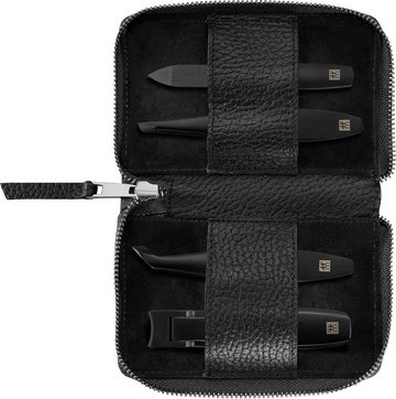 Zwilling Maniküre-Etui PREMIUM BLACK, 4 tlg., Nagelpflege-Set