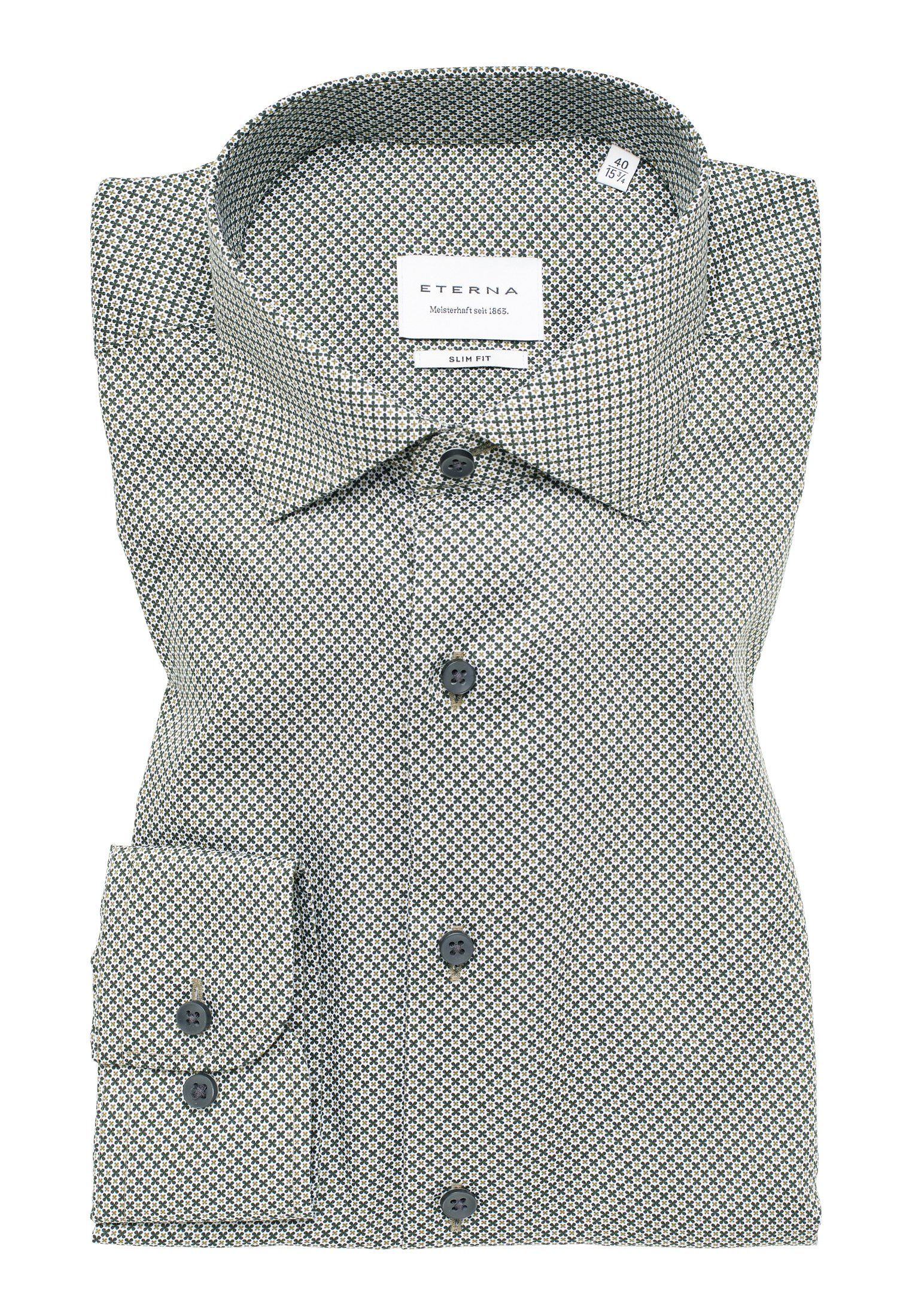 Eterna Langarmhemd SLIM FIT NON IRON (bügelfrei)