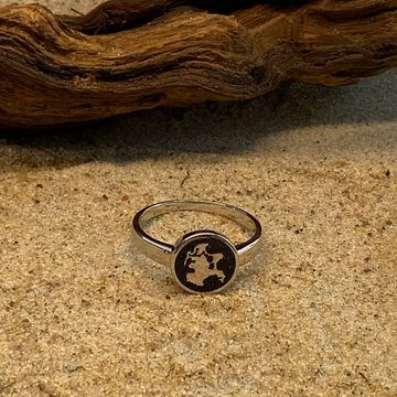 DUR Fingerring DUR Schmuck: Ring "Rügen" mit Lavasand R5565