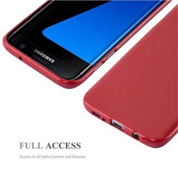Cadorabo Handyhülle Samsung Galaxy S7 EDGE Samsung Galaxy S7 EDGE, Flexible TPU Silikon Handy Schutzhülle - Hülle - ultra slim