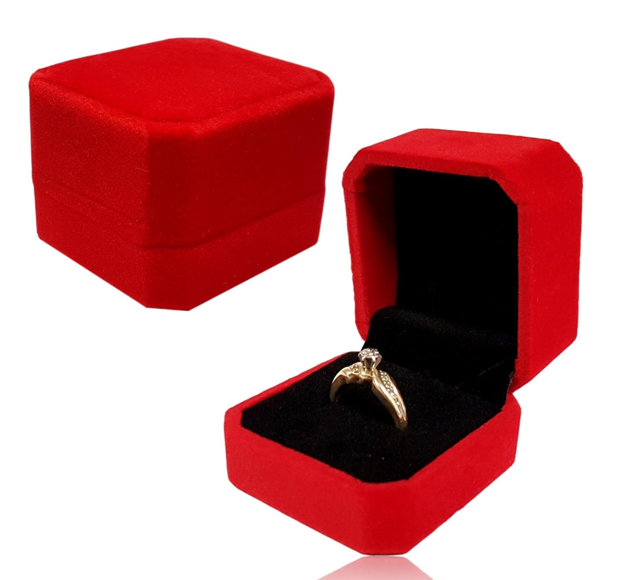 BAYLI Schmucketui Ringetui Ringbox Ringschachtel Schmuckschachtel Geschenkbox Trauringet