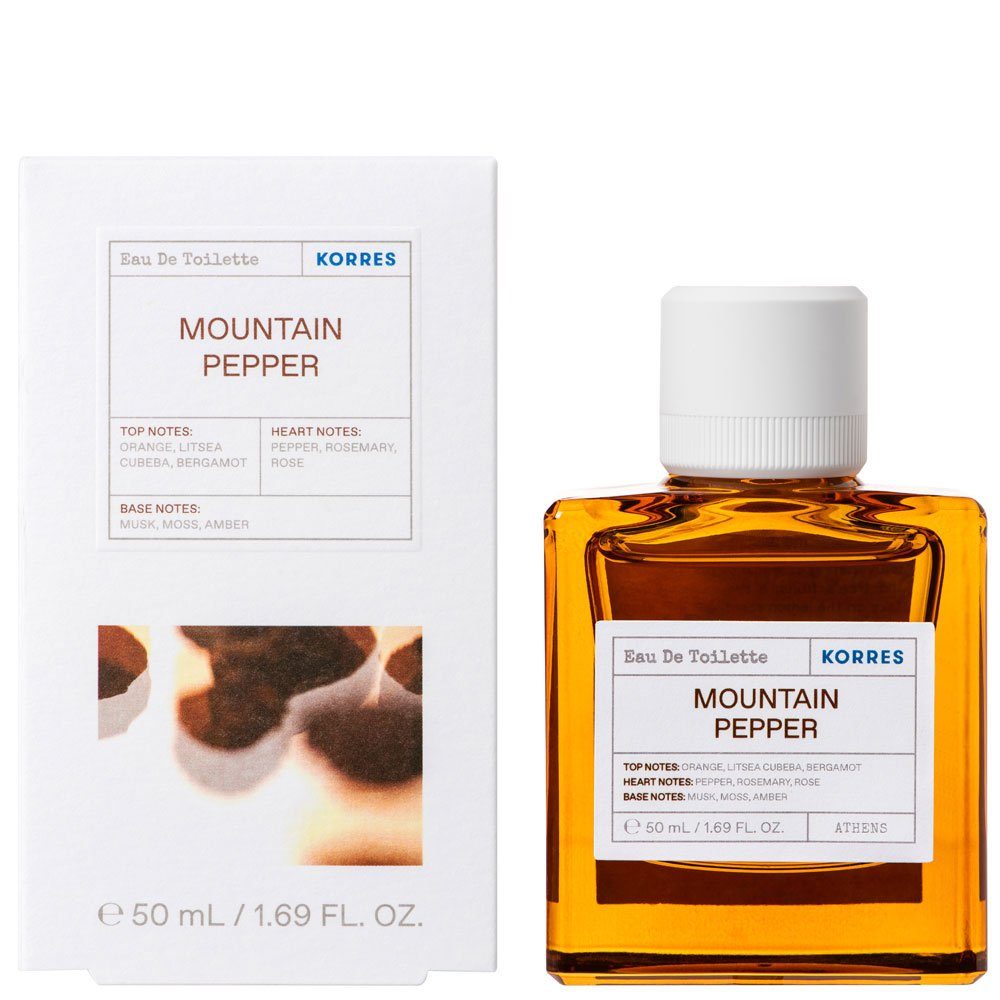 Korres Eau de Toilette MOUNTAIN PEPPER EDT für Ihn, 50 ml