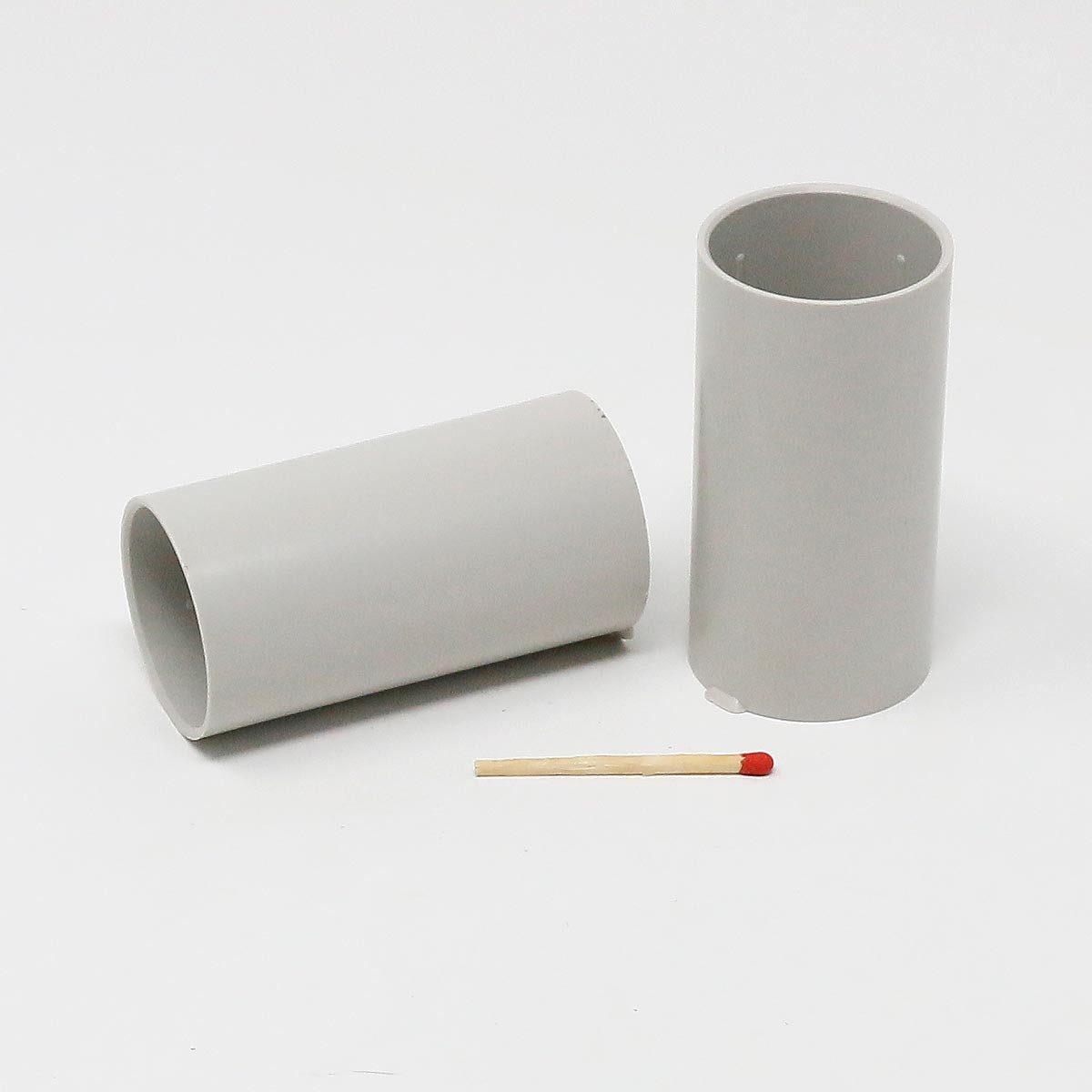 world-trading-net Rohrverbinder Rohrverbinder M32 grau, 10er Tüte, WTN-RV32