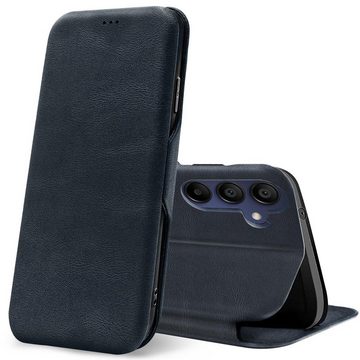 CoolGadget Handyhülle Business Premium Hülle Für Samsung Galaxy A15 6,5 Zoll, Handy Tasche mit Kartenfach für Samsung A15 4G/5G Schutzhülle