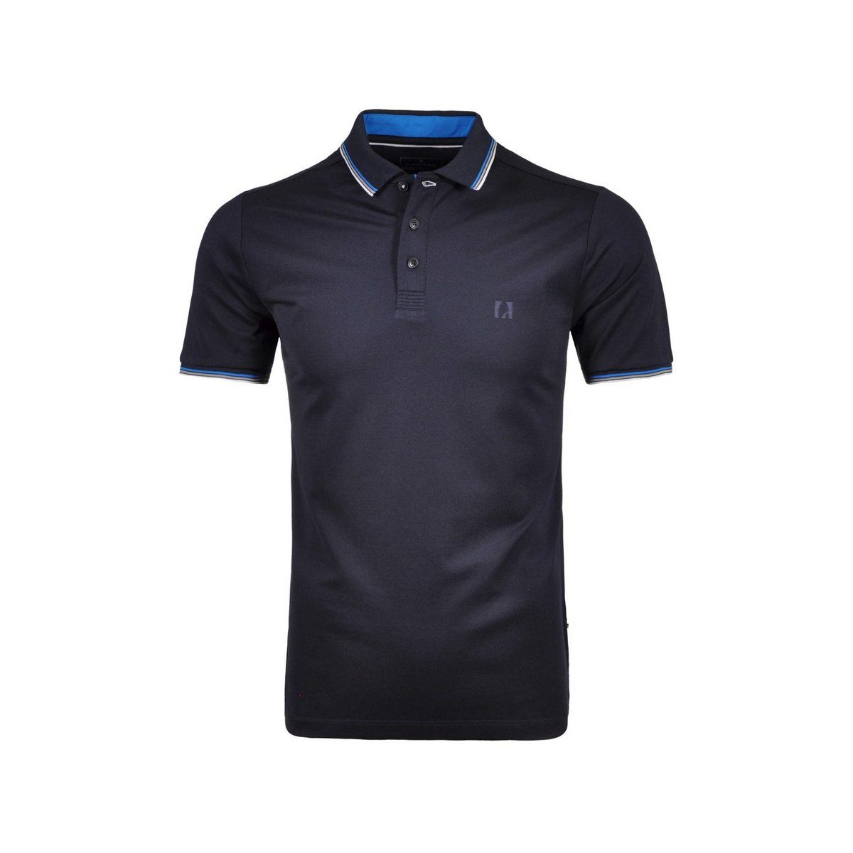 RAGMAN Poloshirt blau regular (1-tlg) 711 DUNKELBLAU | T-Shirts
