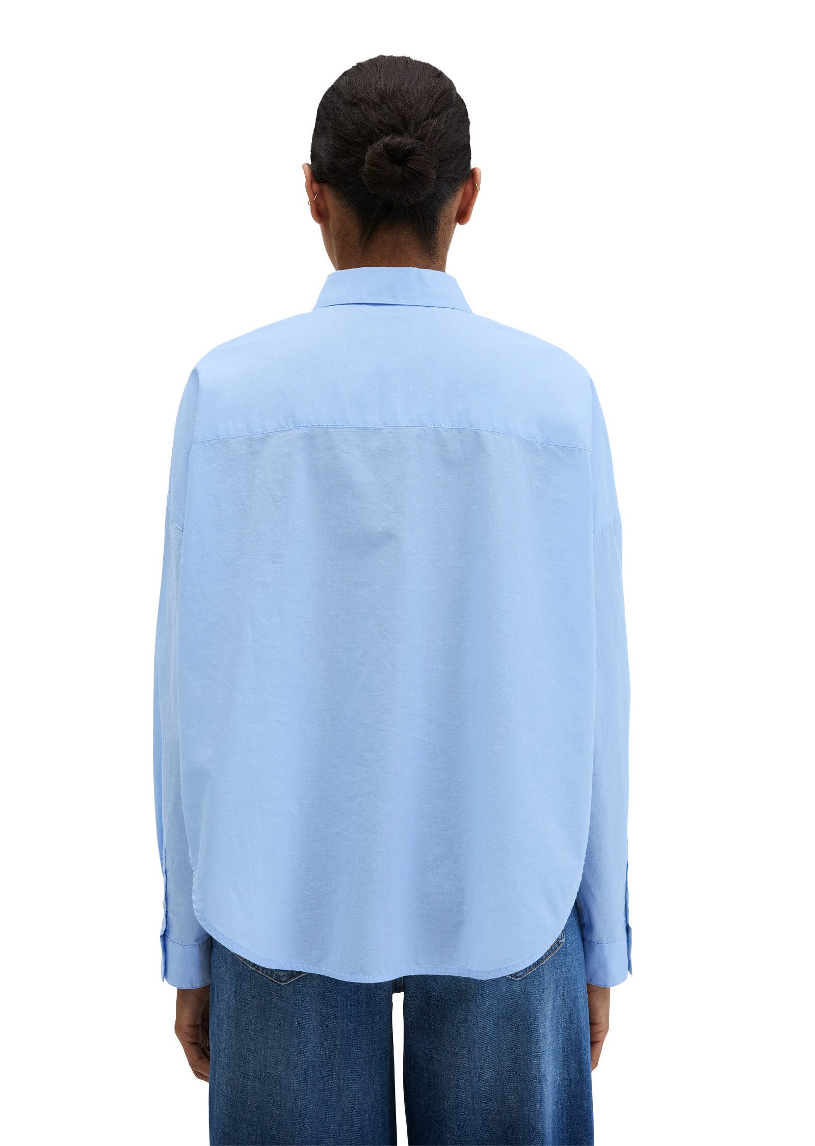 Marc O'Polo Langarmbluse aus Baumwoll-Chambray