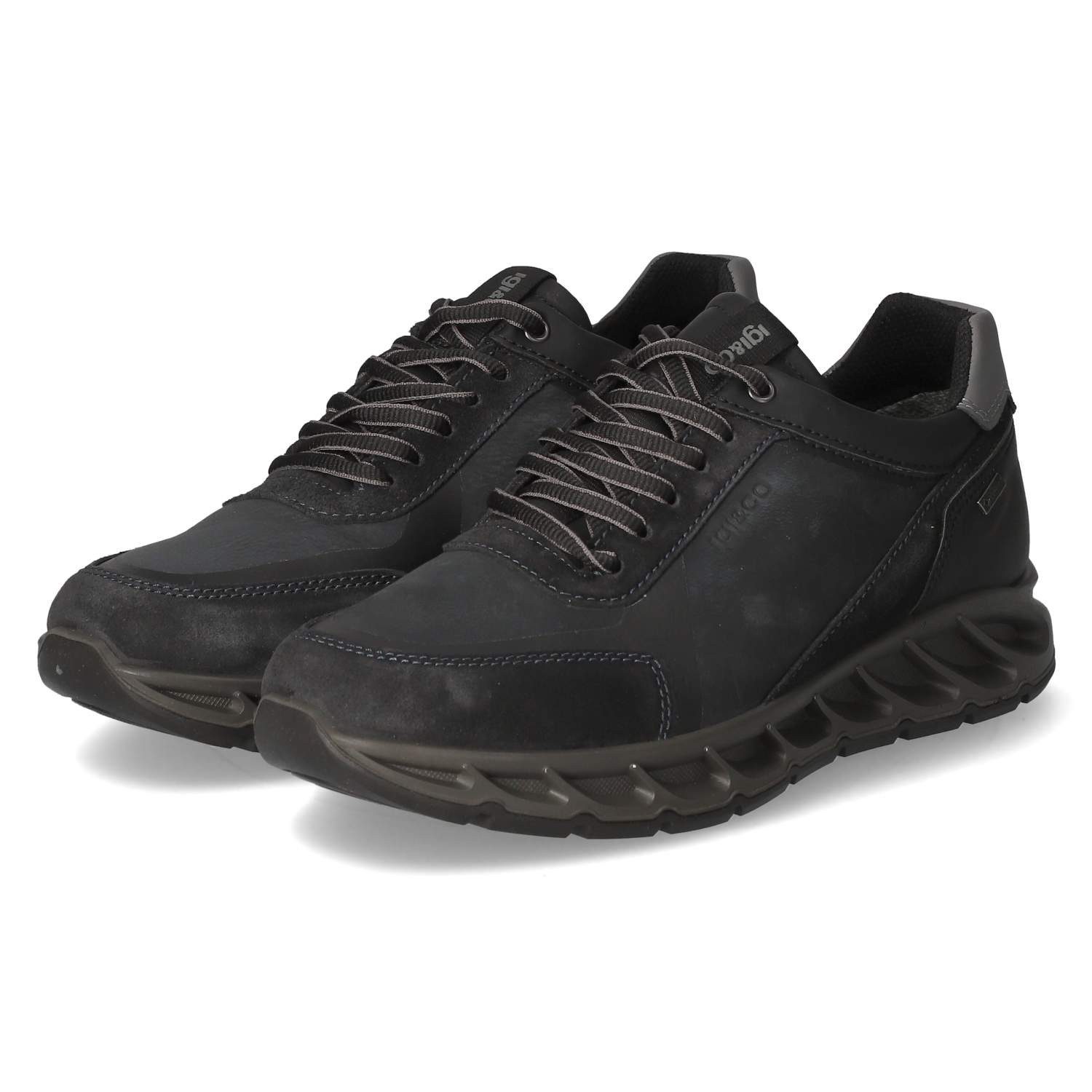 IGI & CO IGI&CO 6641300/60376 Herren Leder und Synthetik blau Schnürschuh