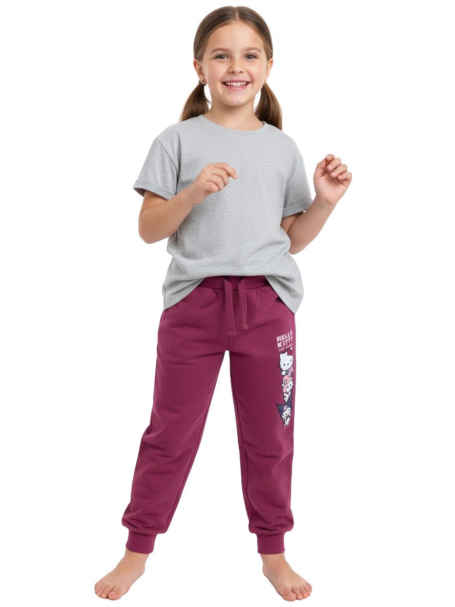 United Labels® Jogginghose Hello Kitty Jogginghose Kuromi & My Melody Trainingshose Sweathose