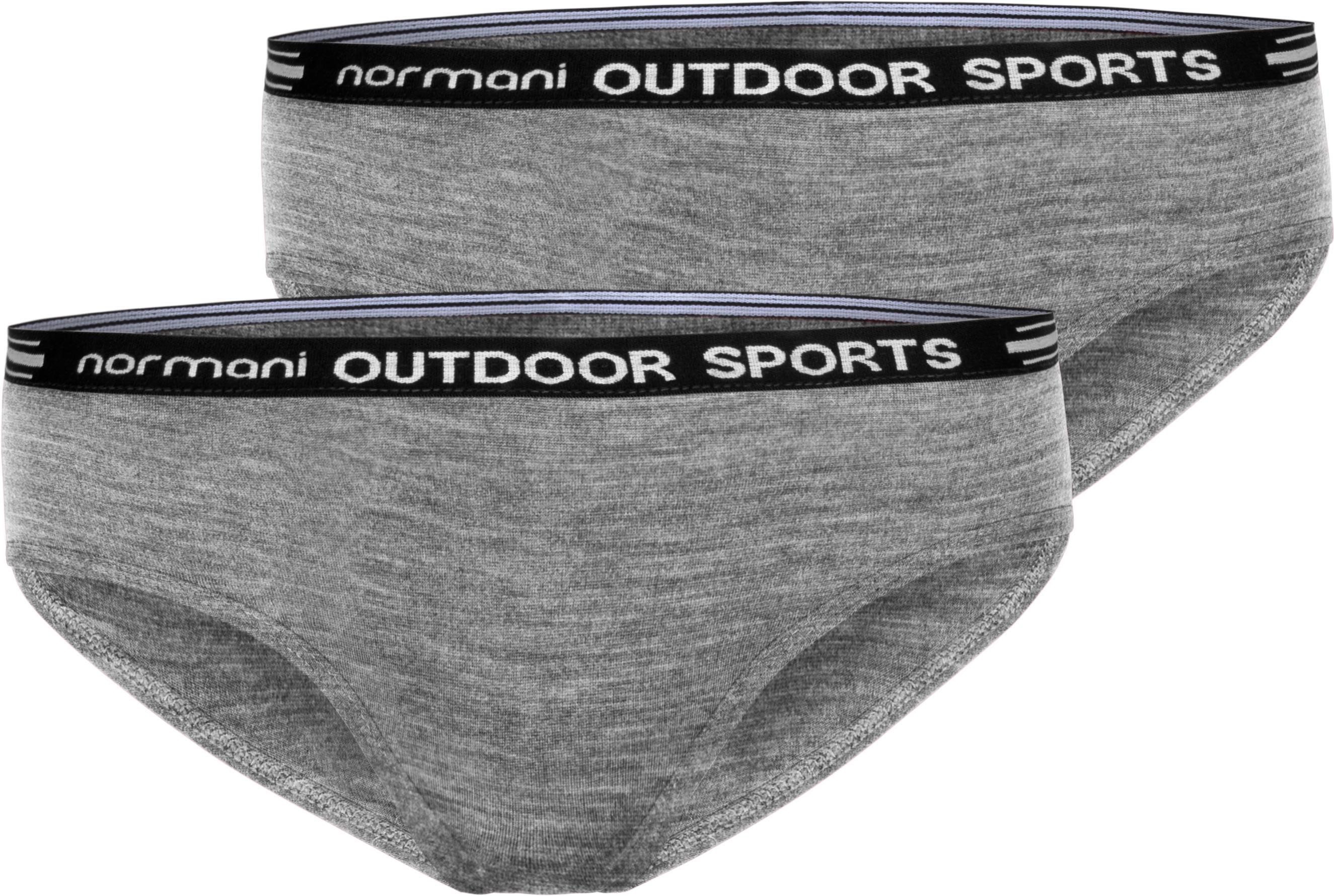 normani Slip 2er Pack Damen Merino Slip Albury Unterhose Merinounterwäsche Hipkini Schlüpfer - 100% Bio-Merinowolle