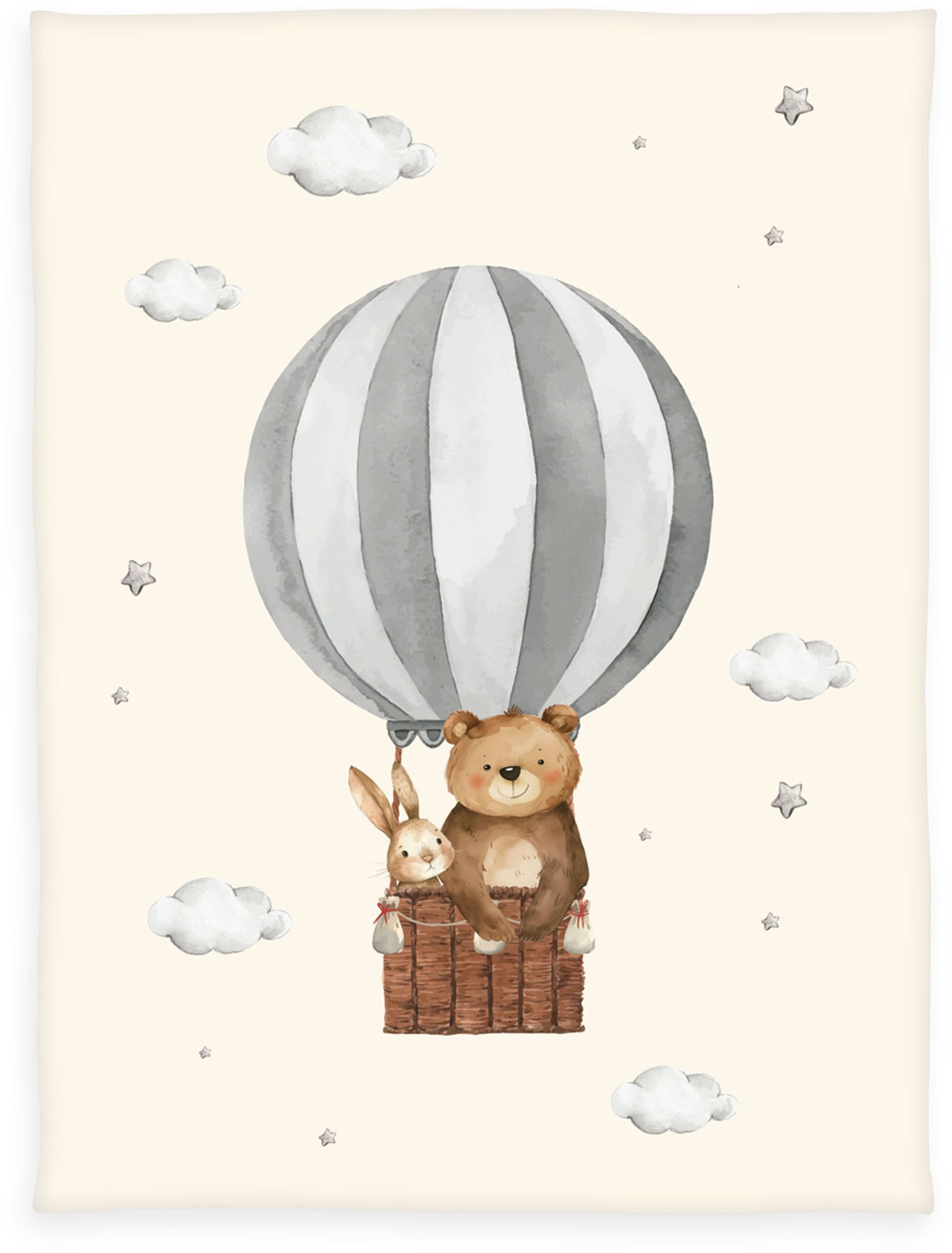Babydecke babybest Ballonfahrt, Baby Best, niedliches günstig online kaufen