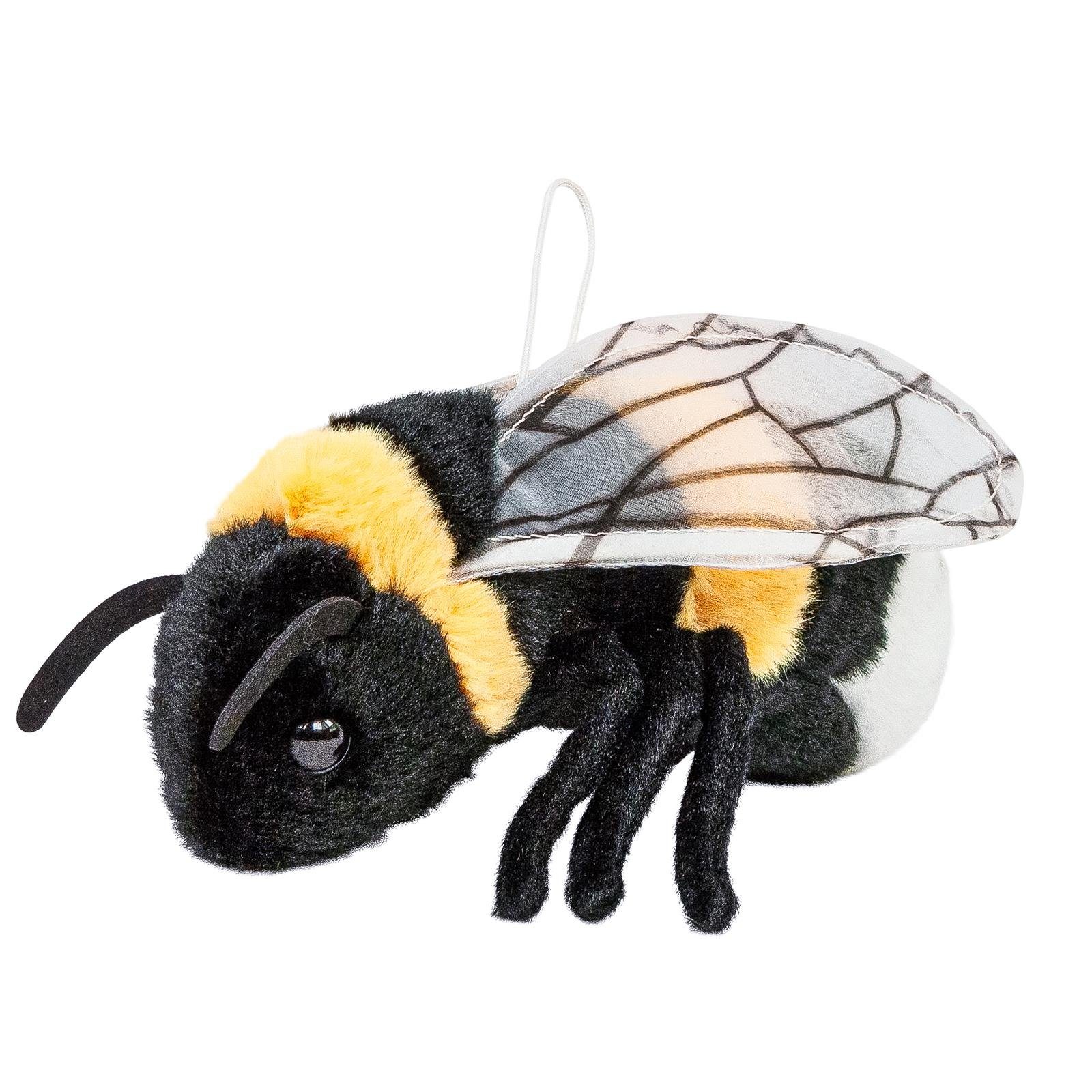 Teddys Rothenburg Kuscheltier Hummel Biene 17 cm schwarz/gelb Plüschtier Stoffinsekt
