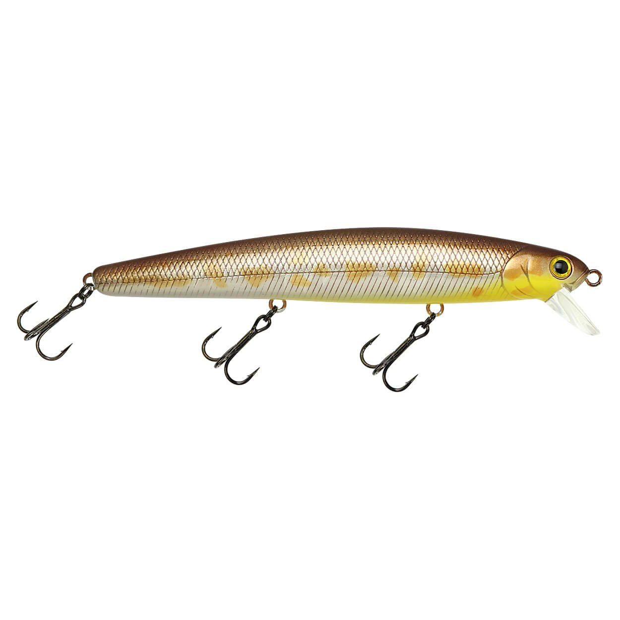 (1-St) Craft Lucky Bass 110SP, Lucky Flash Kunstköder Craft Wobbler Calico Minnow Aurora SW