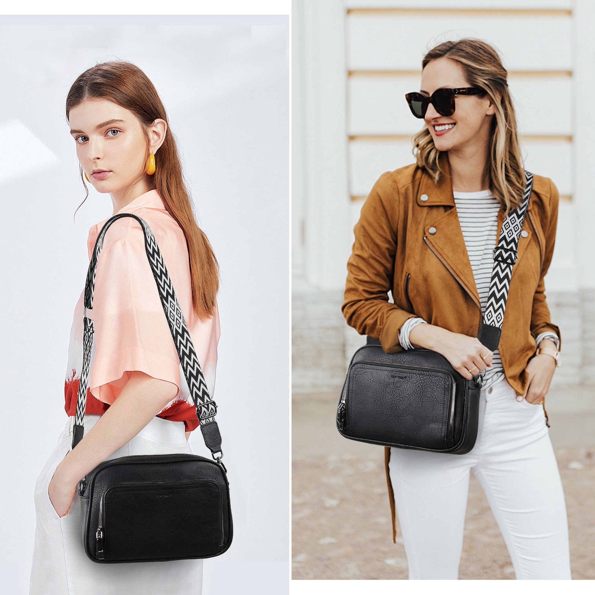 TAN.TOMI Umhängetasche Handtasche Damen mittelgroß tasche mit Verstelbaar S günstig online kaufen