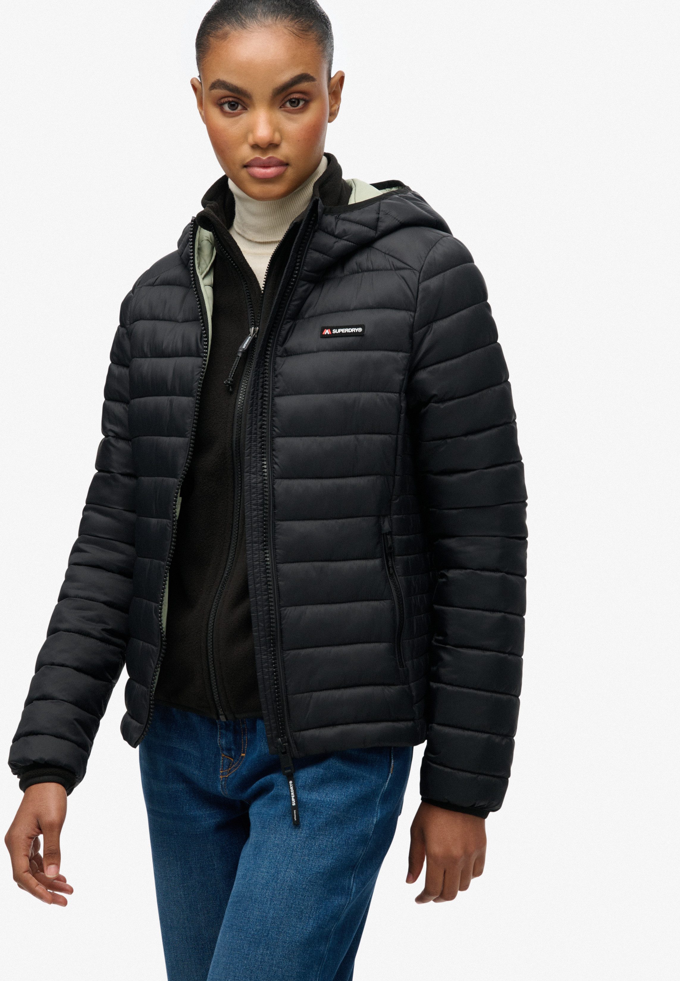Superdry Steppjacke HOODED FUJI LITE PADDED JACKET günstig online kaufen