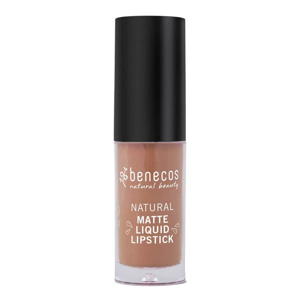 Benecos Lippenstift Liquid Lipstick - desert rose 5ml