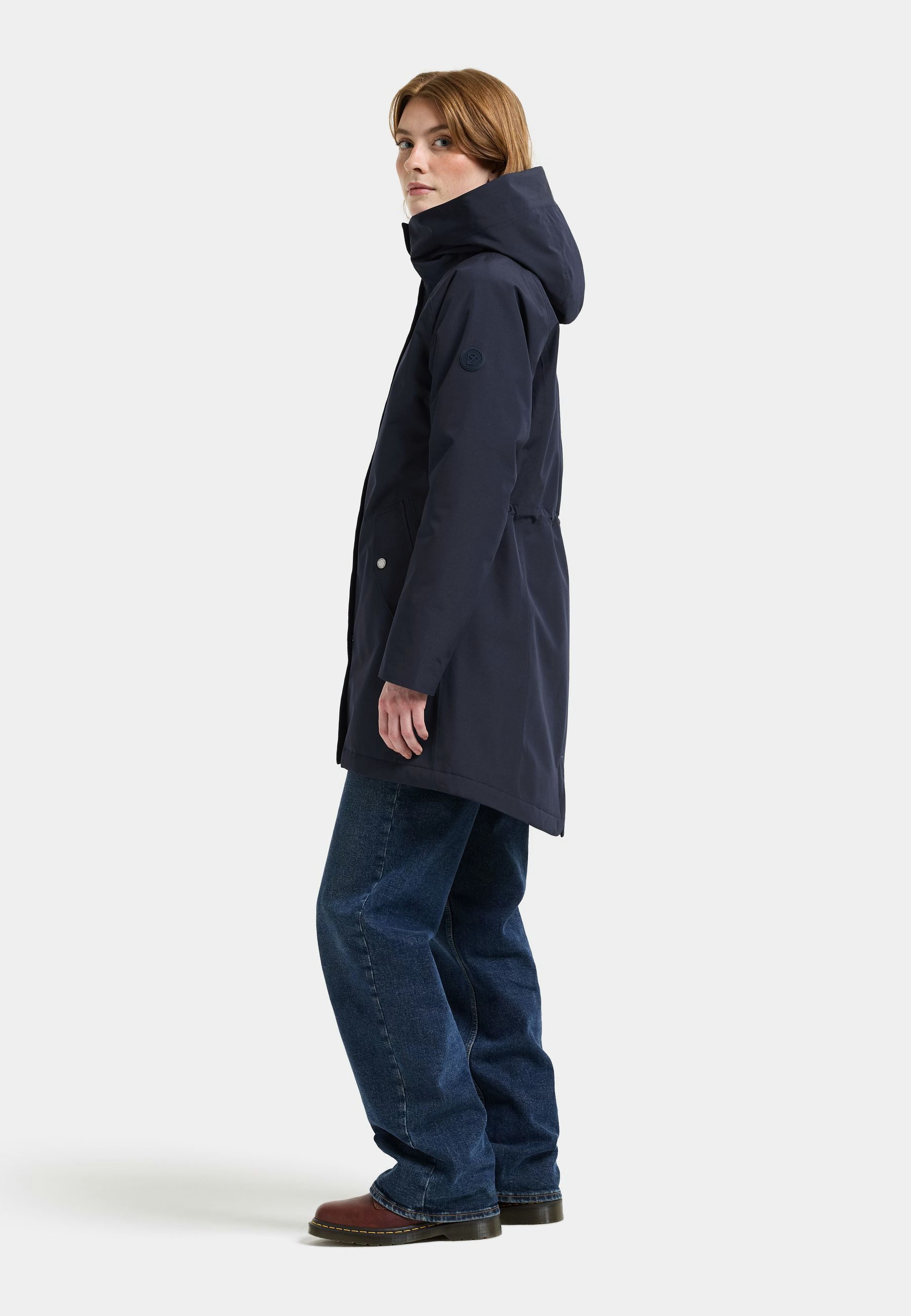 Didriksons Winterjacke Damen Wintermantel Wasserdicht ALANA mit Kapuze mit Taschen – Bild 3 von 5