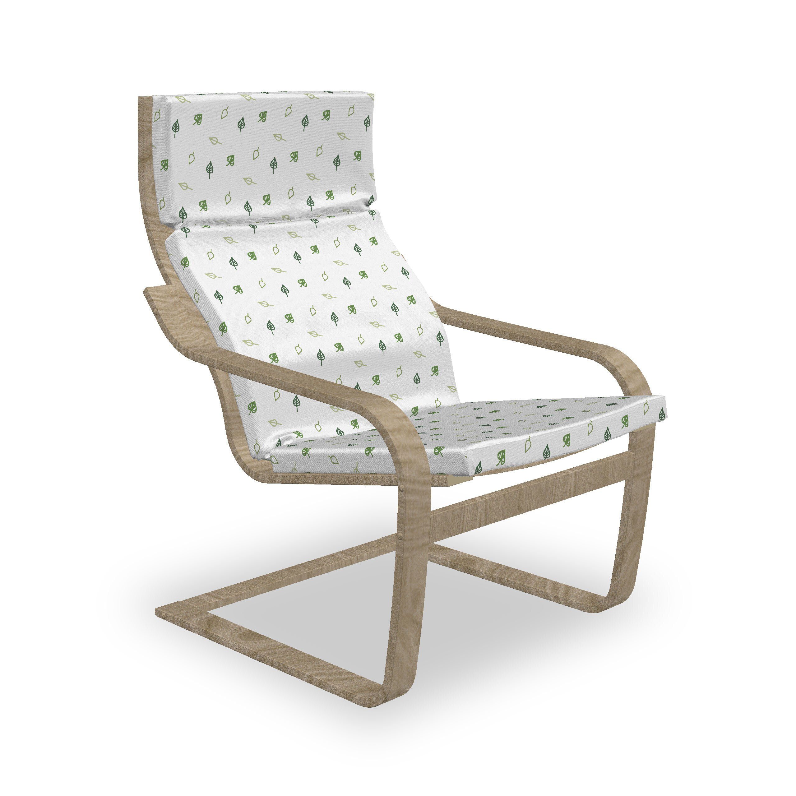 Stuhlkissen mit und Stuhlkissen und Sitzkissen Grün minimalistisch Moderne Hakenschlaufe Abakuhaus Reißverschluss, mit