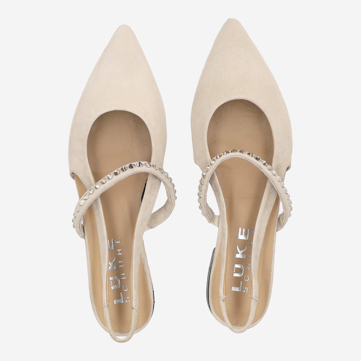 Lüke Schuhe Lüke Schuhe 482 DESSERT, Peeptoes & Slingpumps, Beige, Damen Peeptoepumps