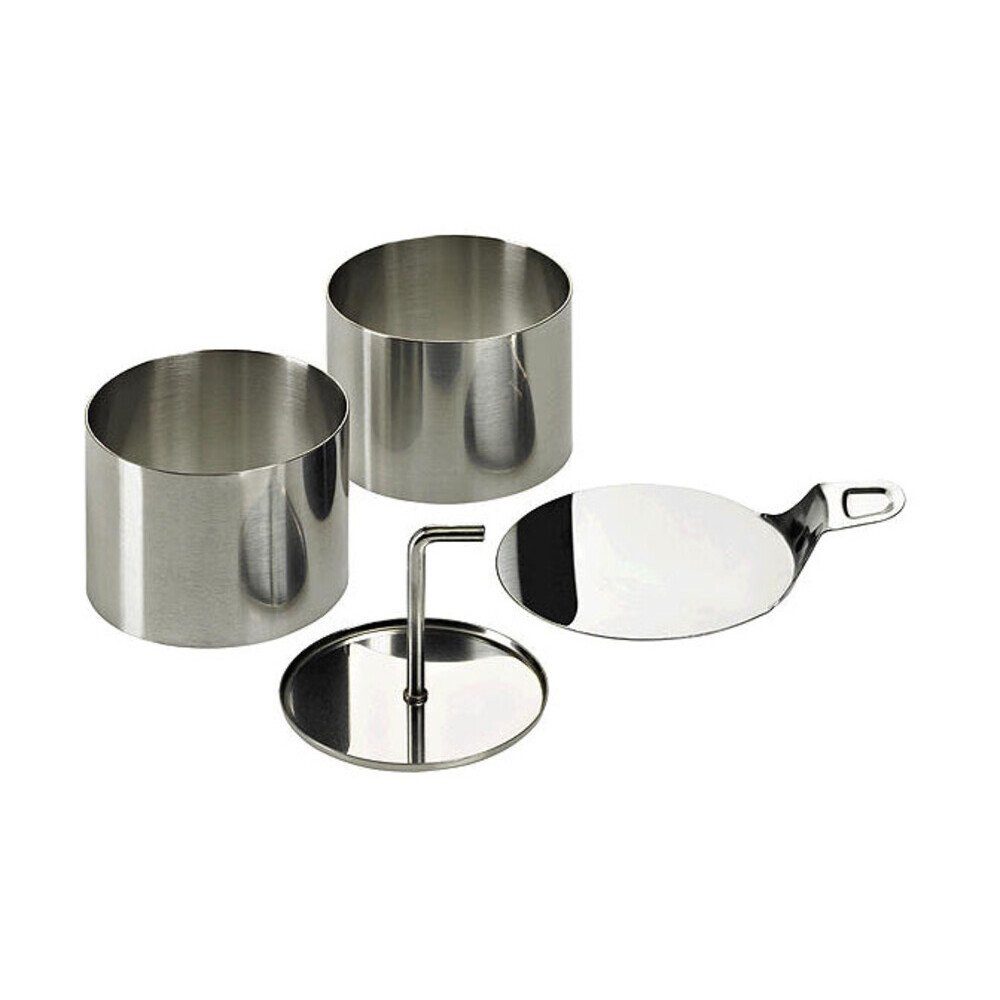 Lurch Speisering Speiseringe 8er-Set edelstahl, Edelstahl, (Set, 8 tlg), Speiseringe, 8-tlg., Ø7,5cm, Edelstahl