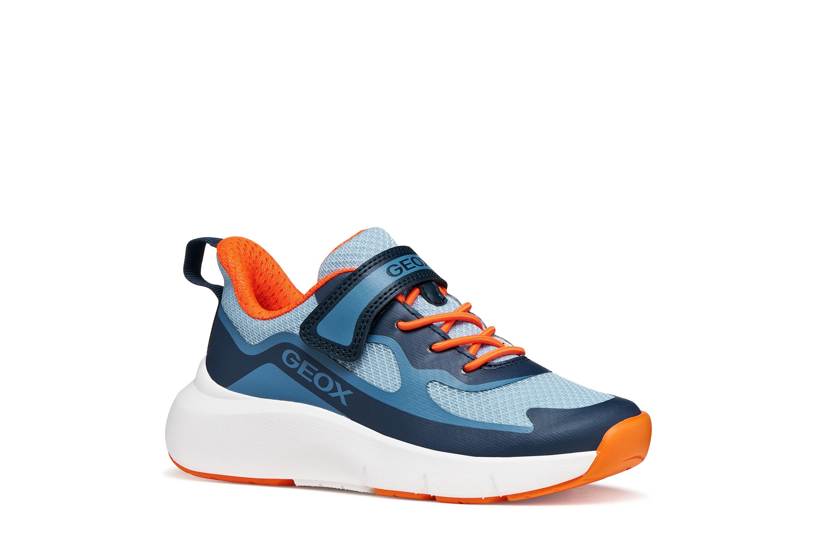 Geox J PRO-RAN BOY Sneaker Slipper mit elastischen Schnürsenkeln, Größenschablone zum Download
